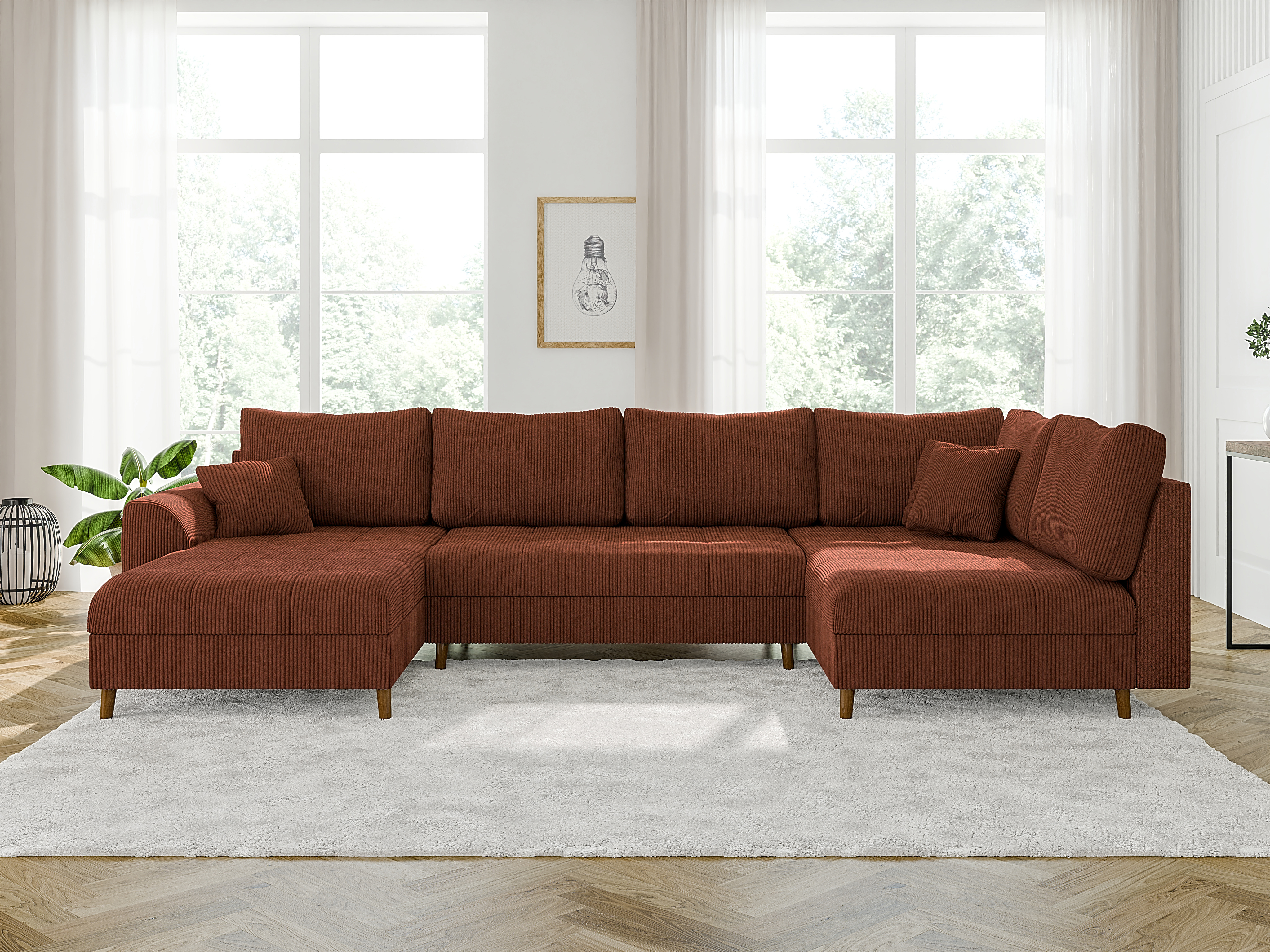 Corner sofa Elbmori 101 (Lincoln 57)