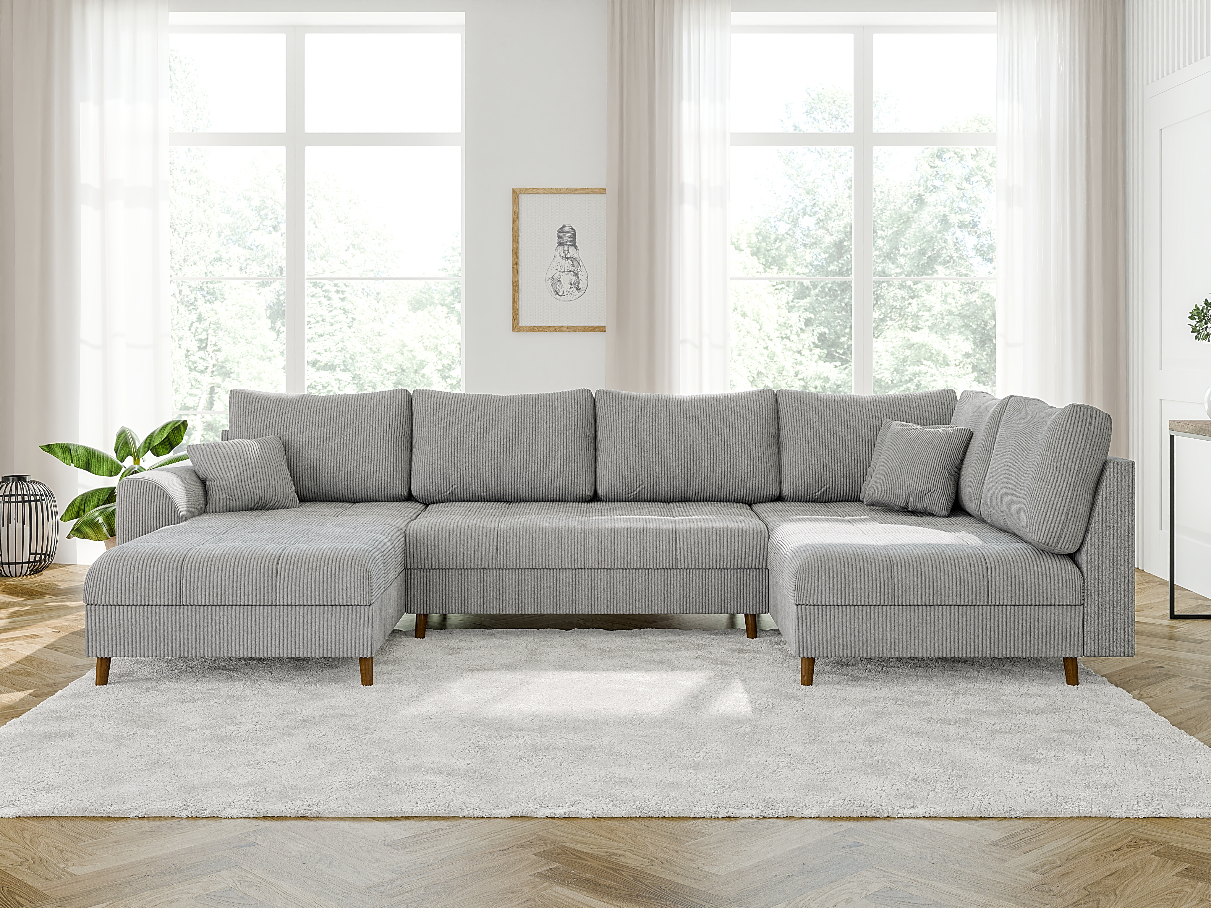 Corner sofa Elbmori 101 (Lincoln 86)