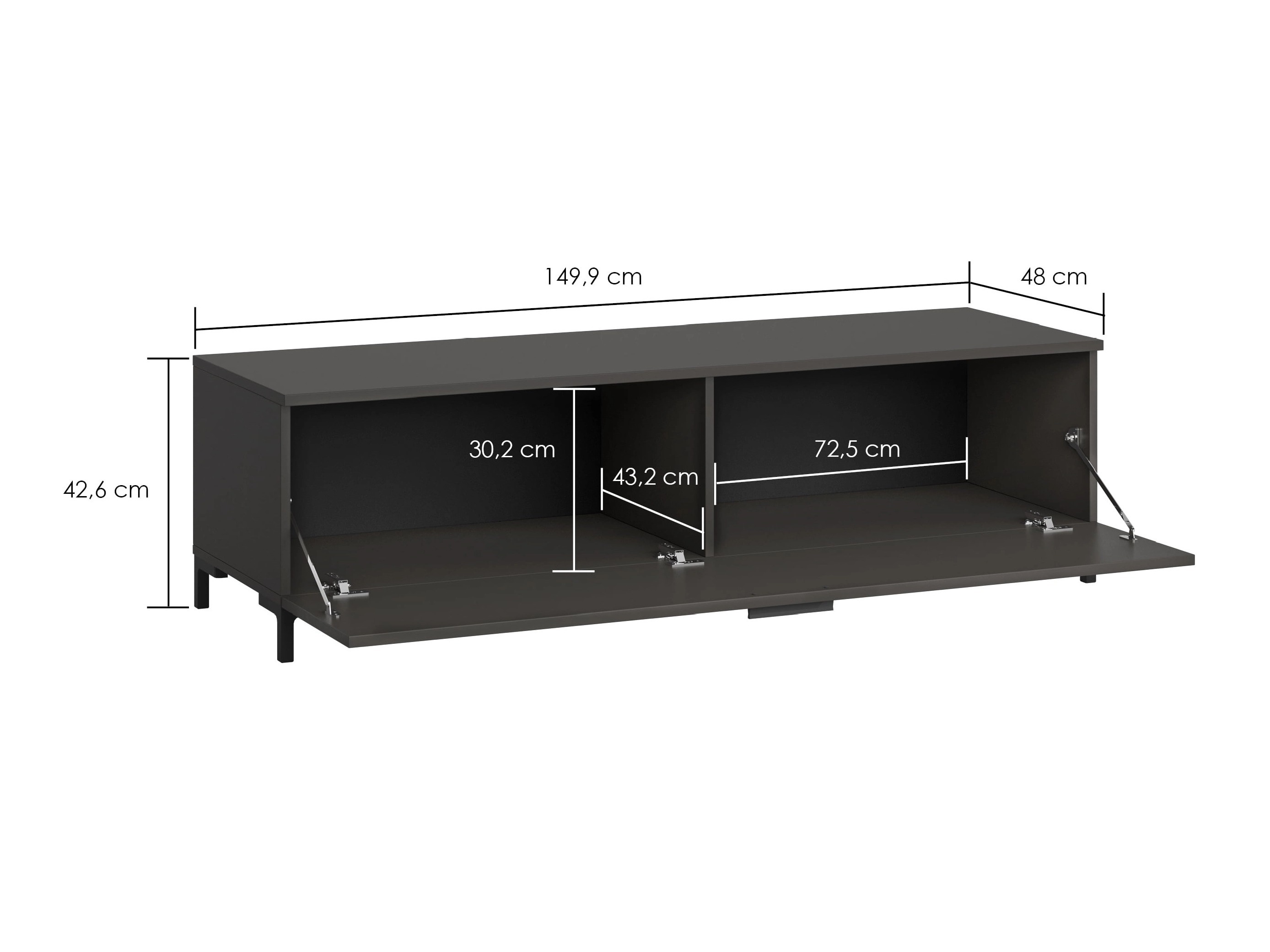 TV stand Salnola 103 (Chestnut)