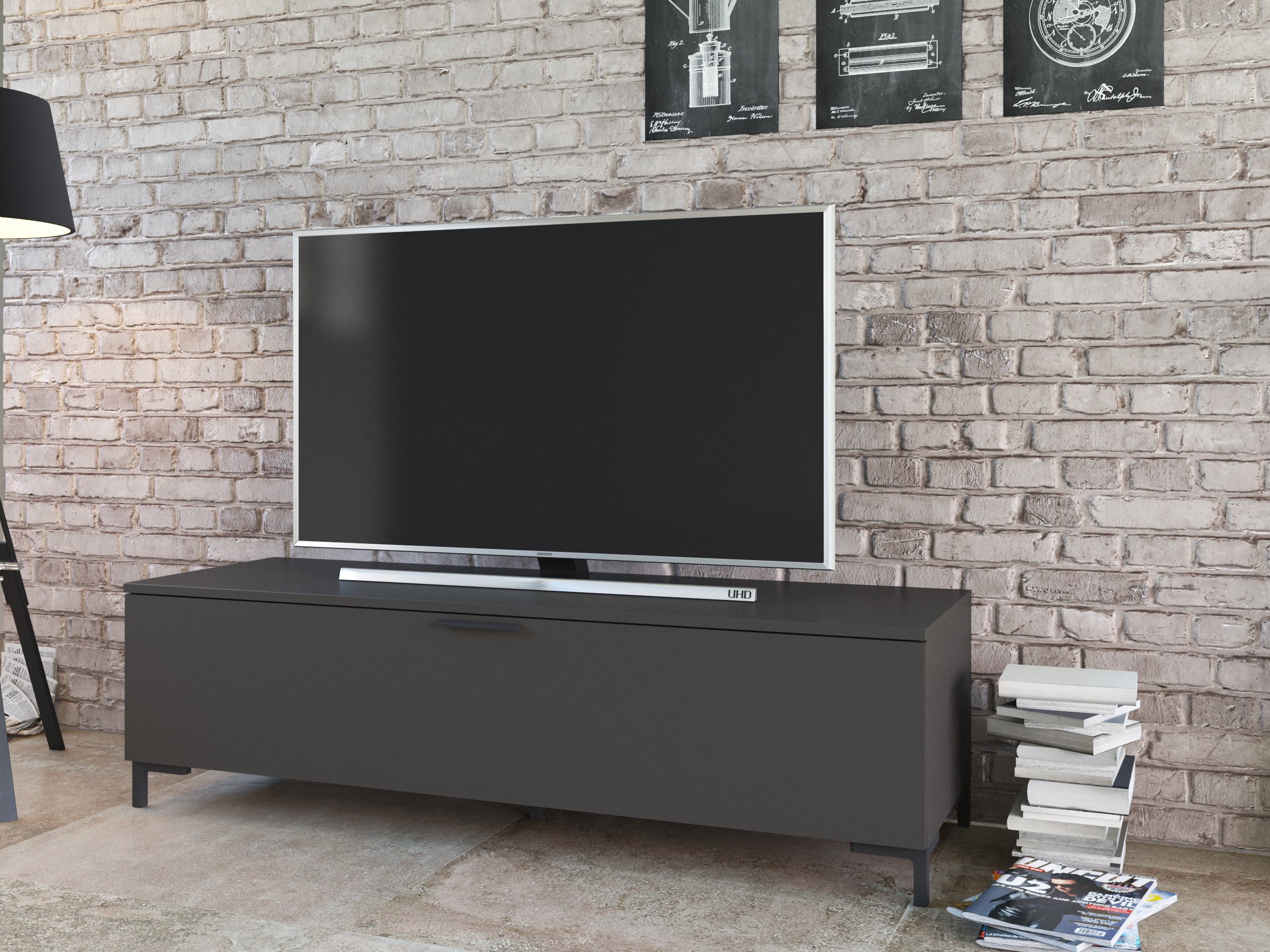 TV stand Salnola 103 (Grey)