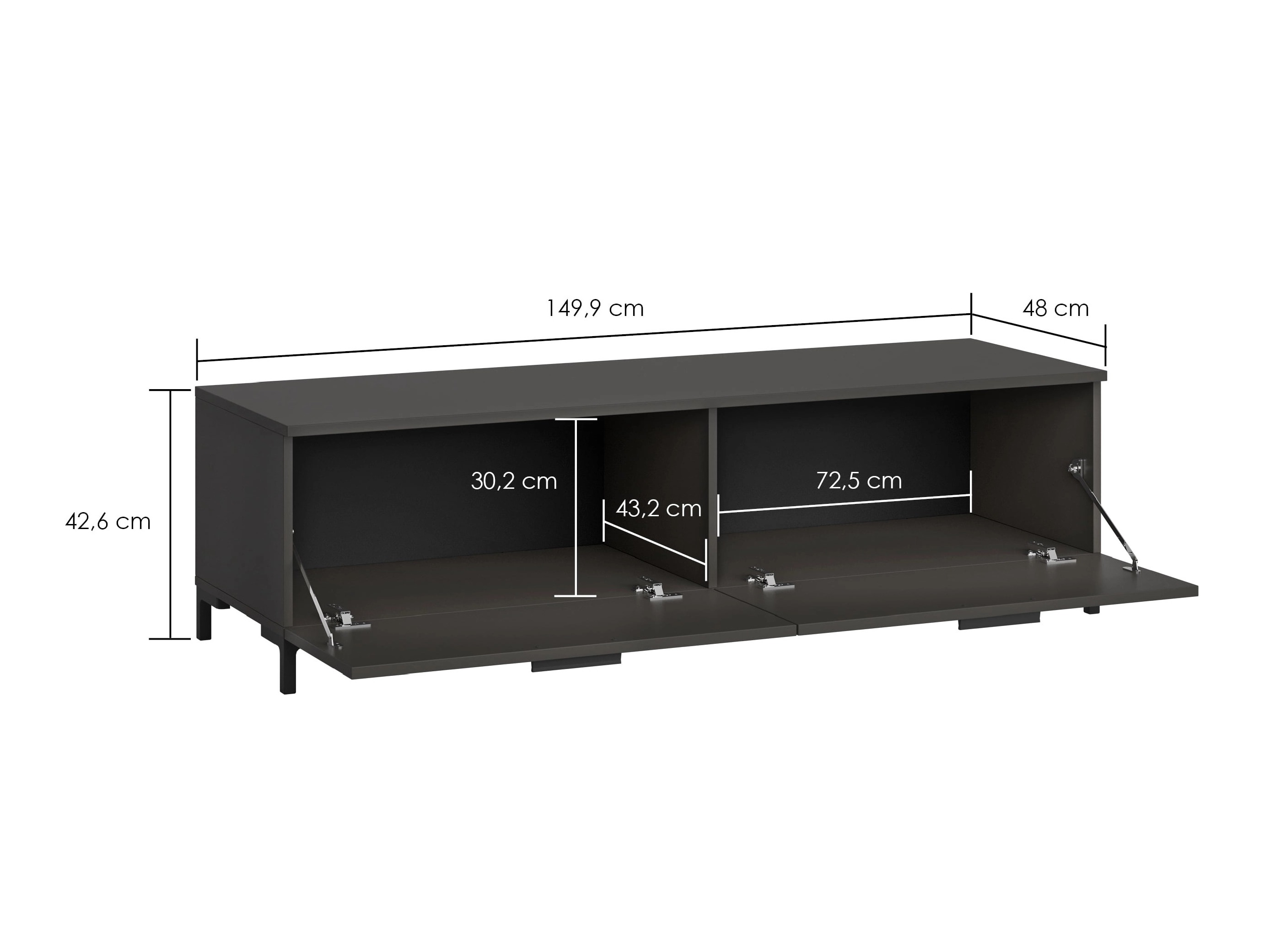 TV stand Salnola 104 (Chestnut)