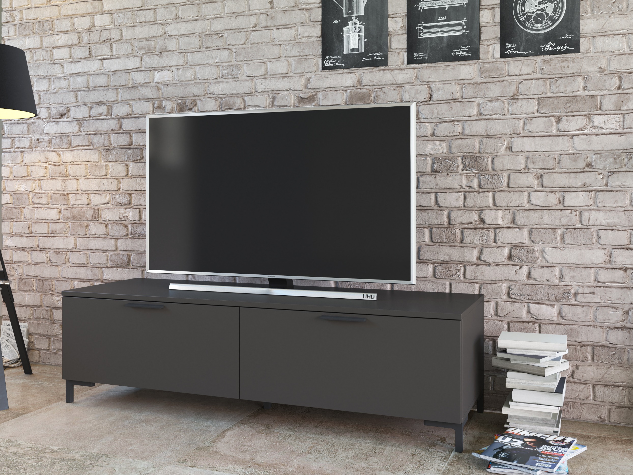 TV stand Salnola 104 (Grey)