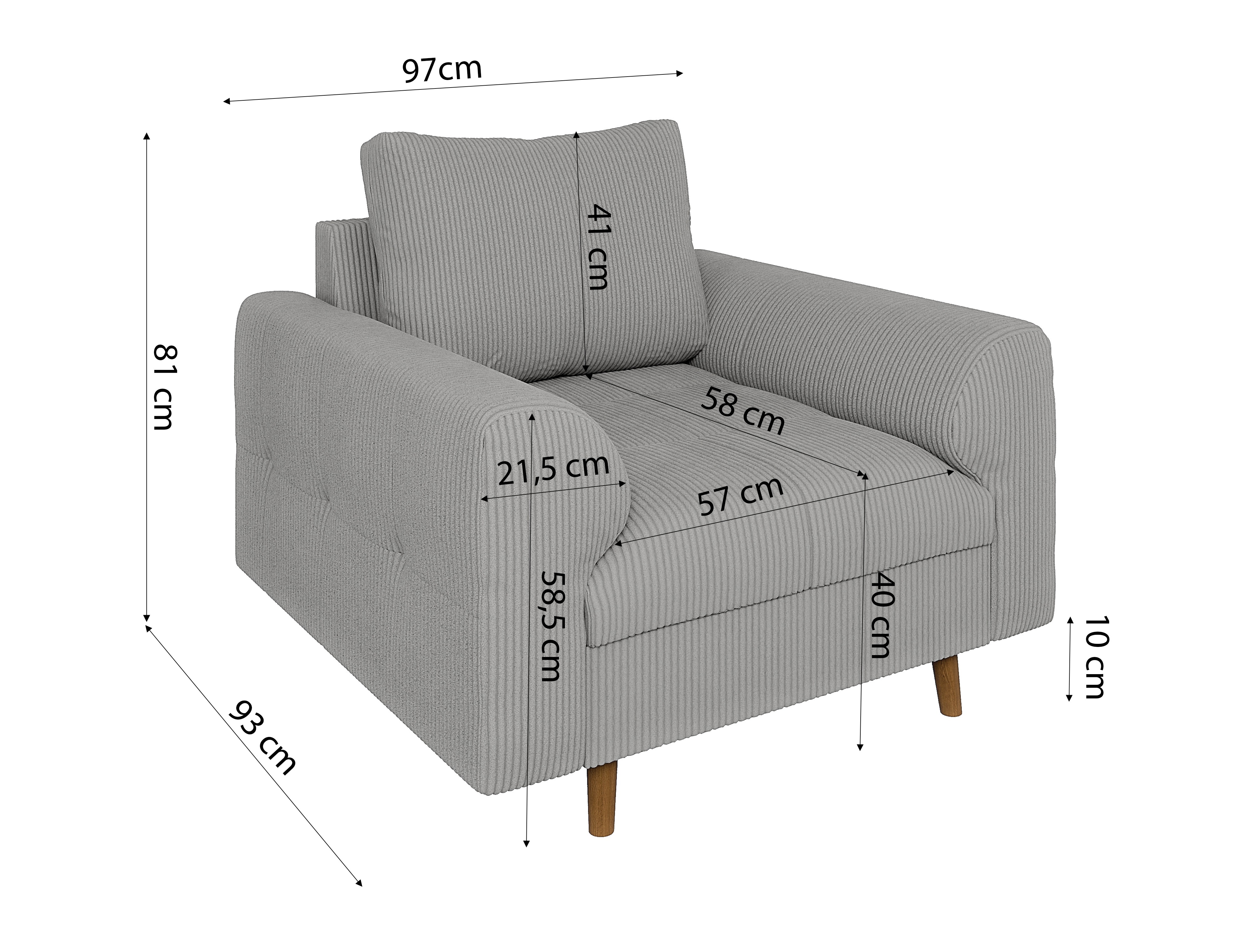 Armchair Elbmori 103 (Lincoln 86)