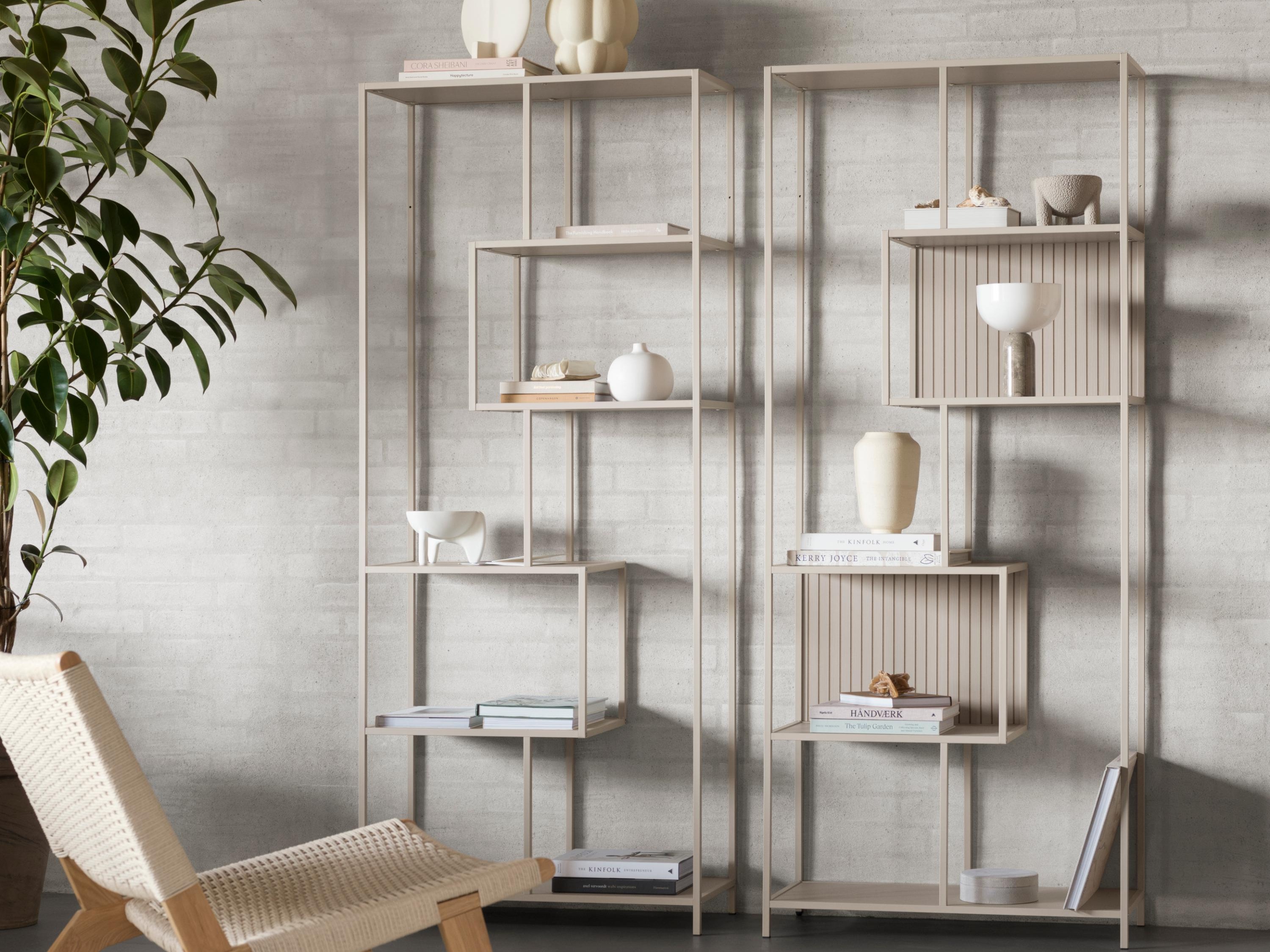 Bookcase Norsica Sevferi 104 (Grey)