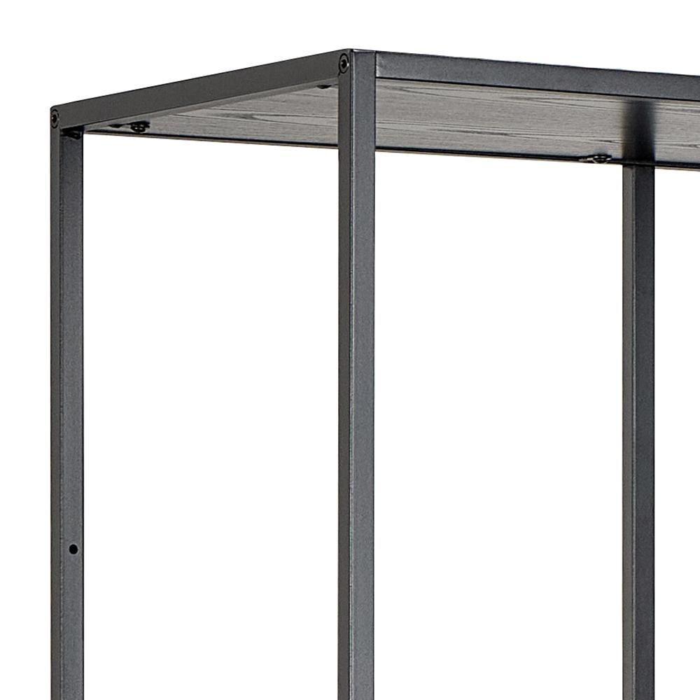 Bookcase Norsica Sevferi 182 (Black ash + Black)