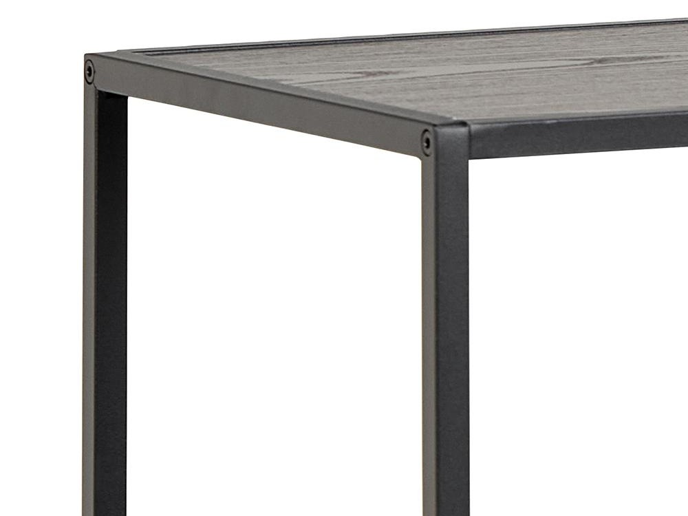 Bookcase Norsica Sevferi 191 (Black ash + Black)