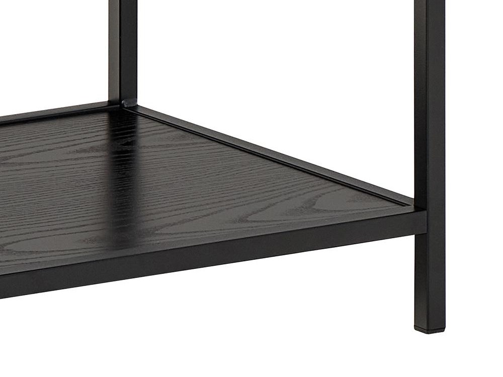 Bookcase Norsica Sevferi 191 (Black ash + Black)