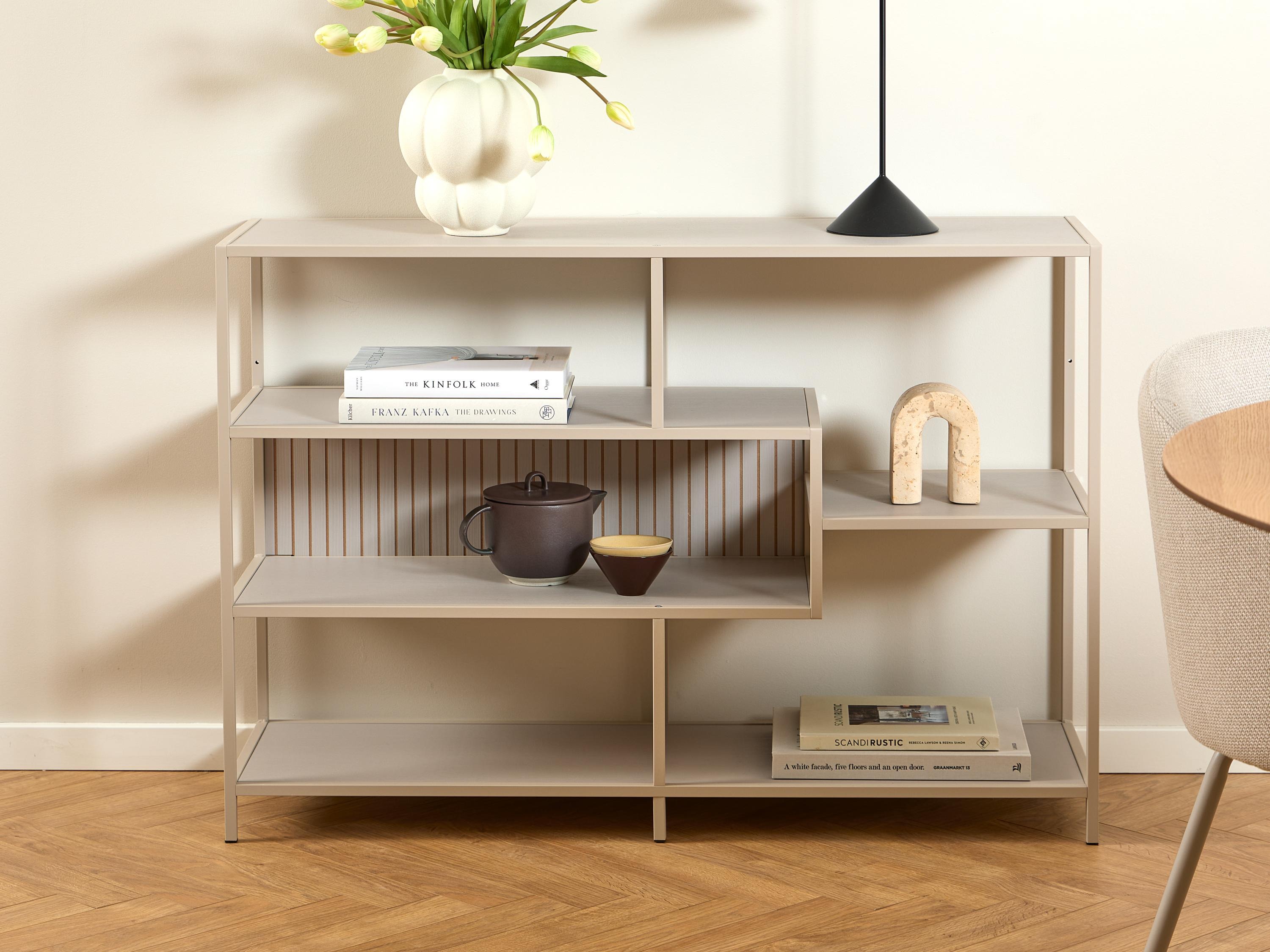 Bookcase Norsica Sevferi 191 (Grey)
