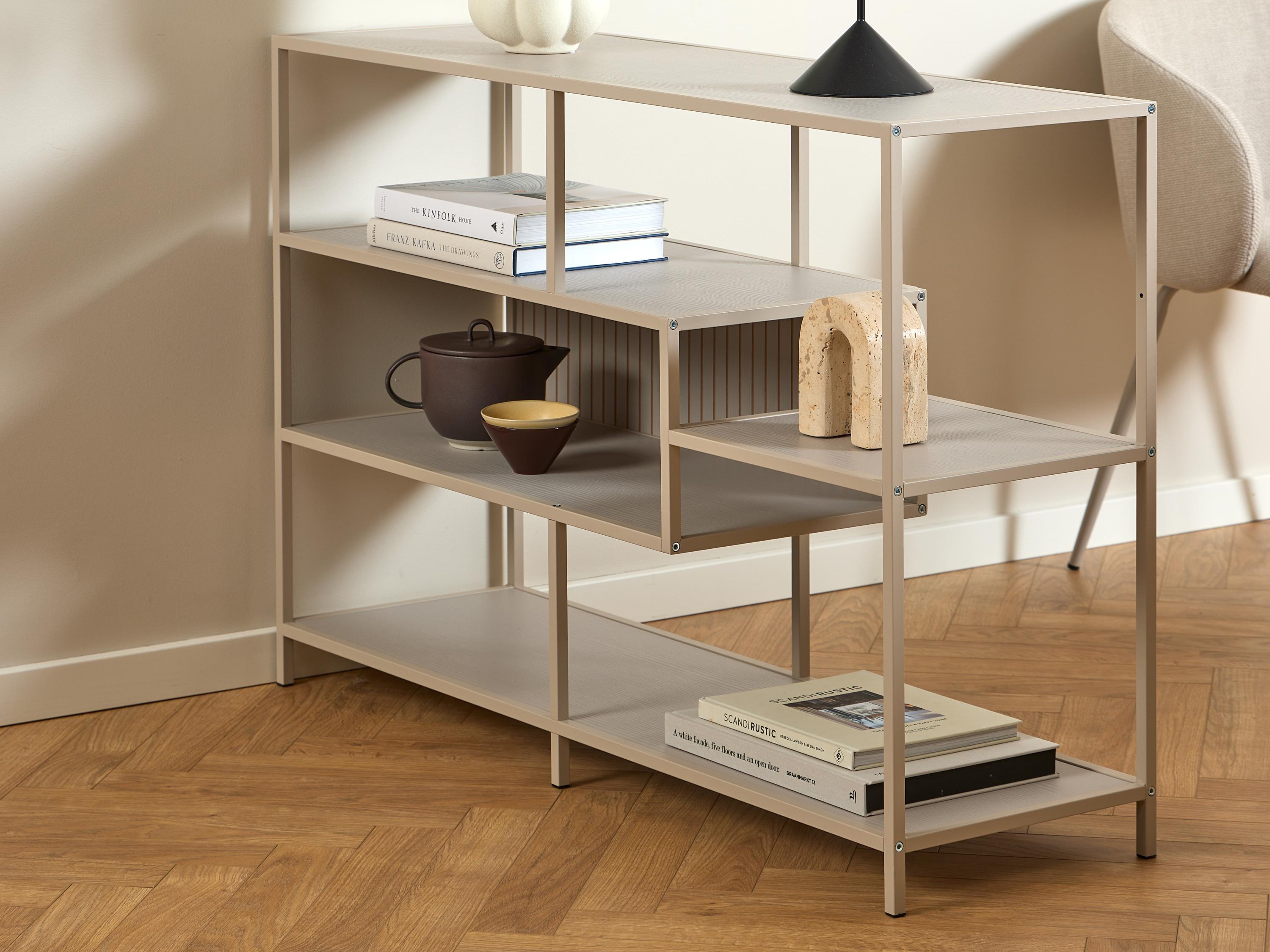Bookcase Norsica Sevferi 191 (Grey)