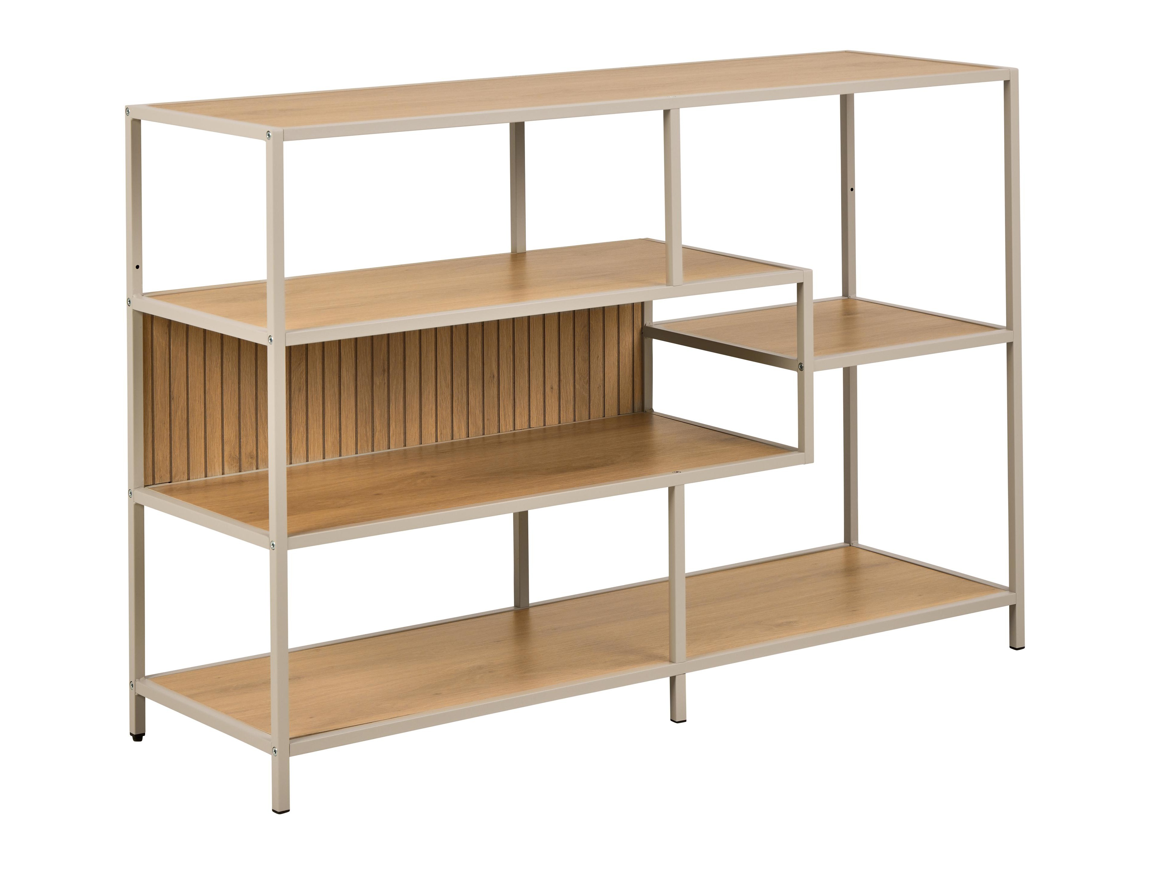 Bookcase Norsica Sevferi 191 (Oak + Grey)