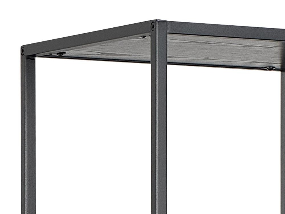 Bookcase Norsica Sevferi 192 (Black ash + Black)