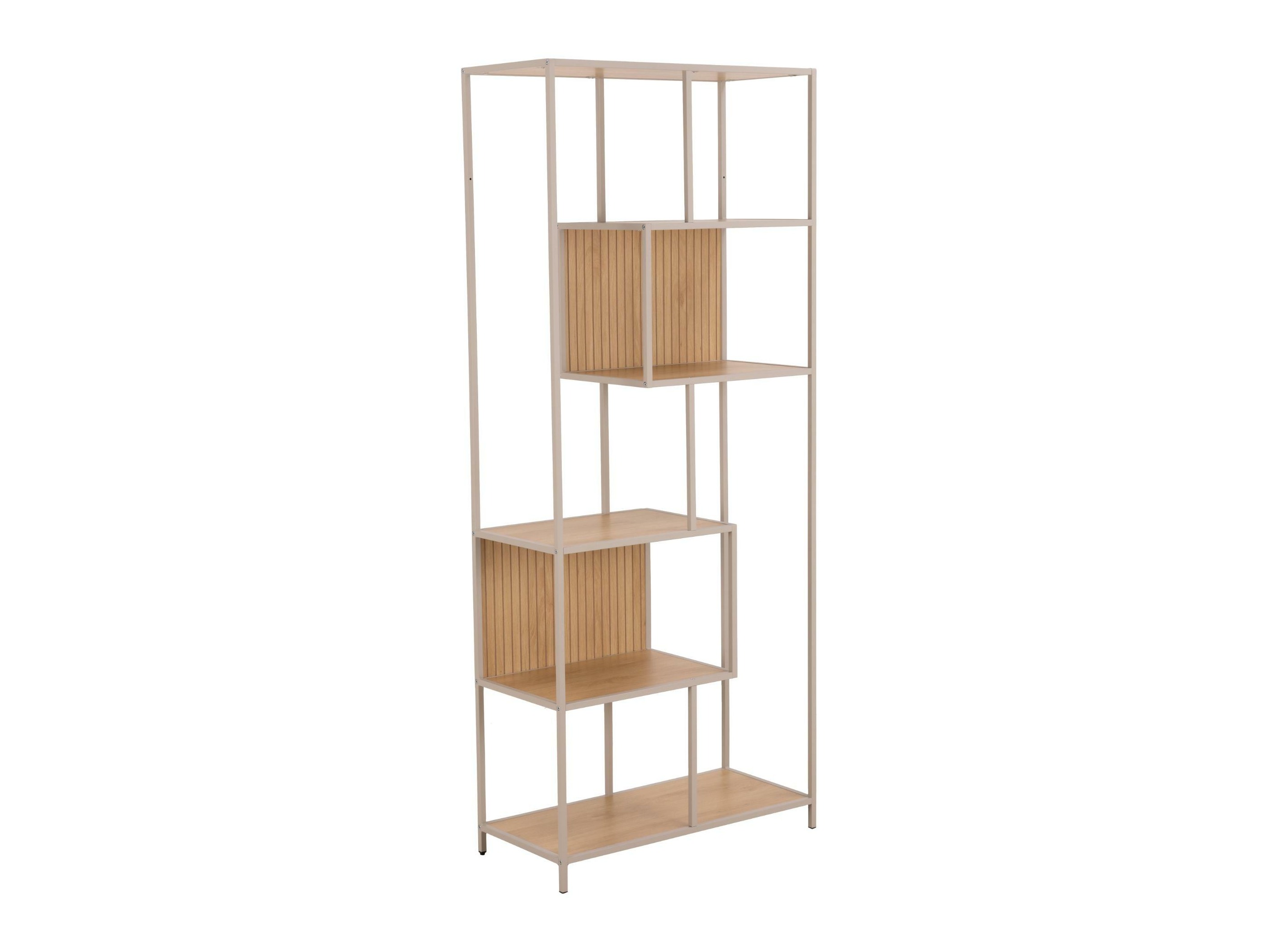 Bookcase Norsica Sevferi 192 (Oak + Grey)