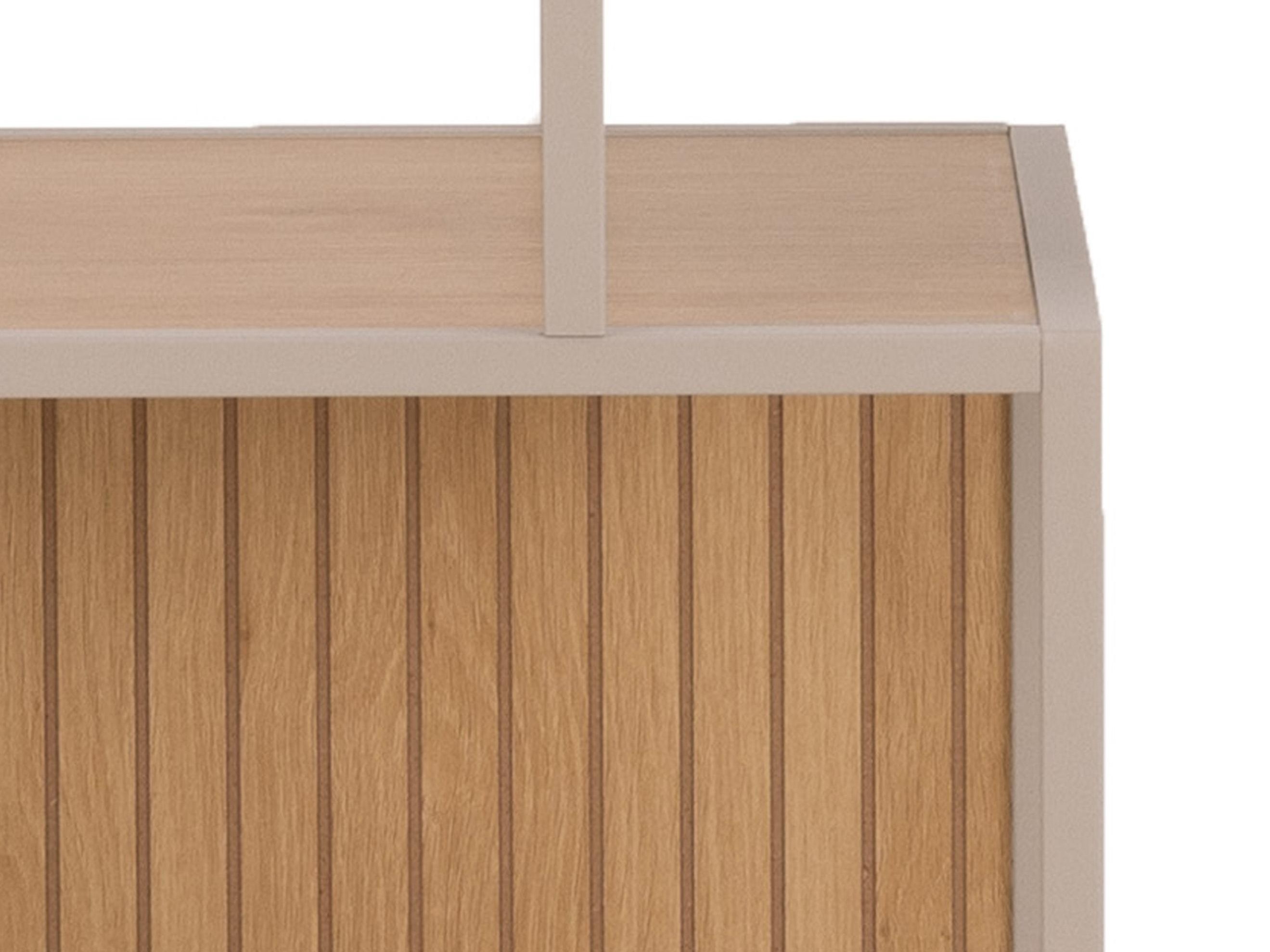 Bookcase Norsica Sevferi 192 (Oak + Grey)
