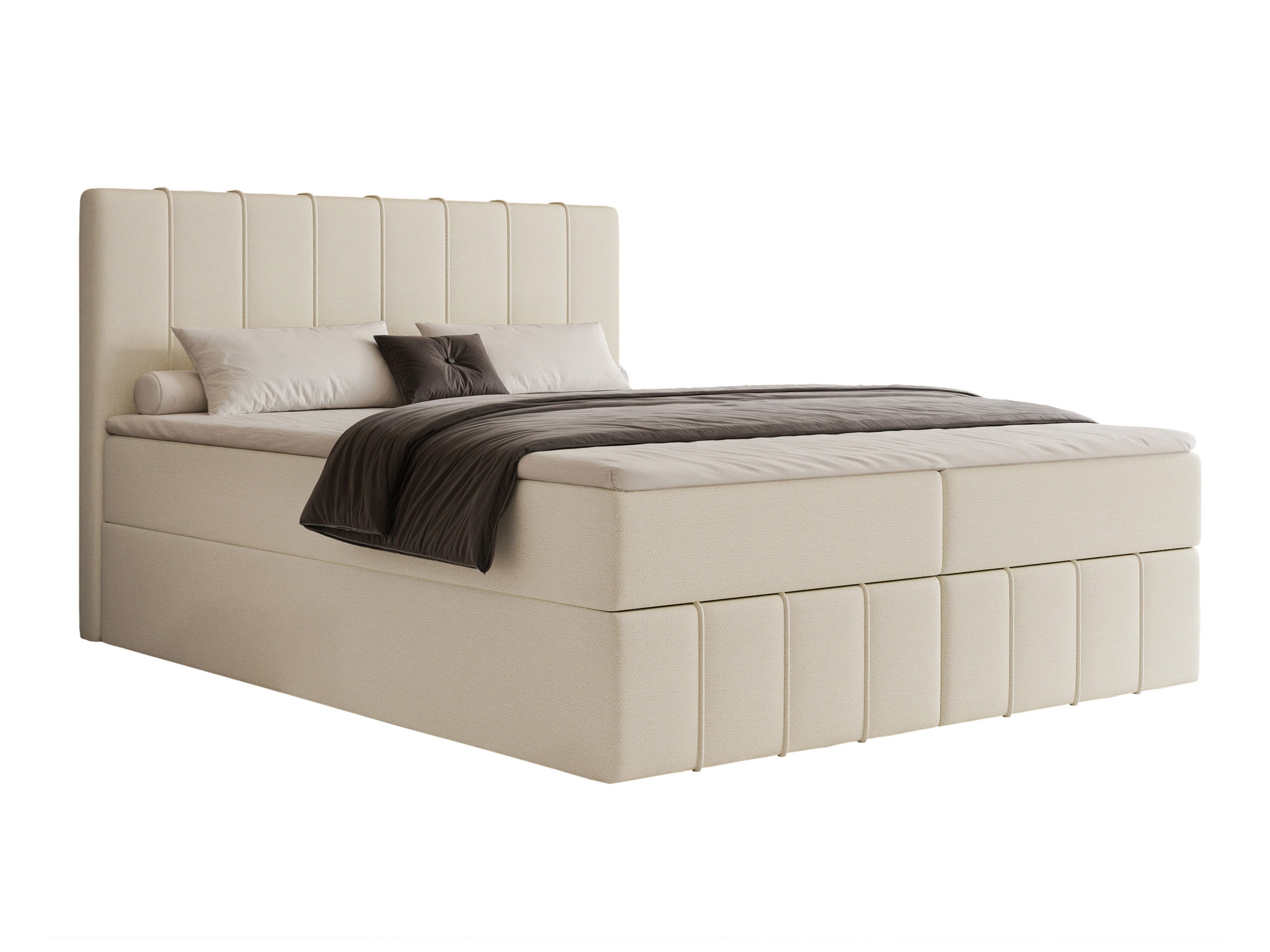 Continental bed Martinez 125 (Lumi 03)