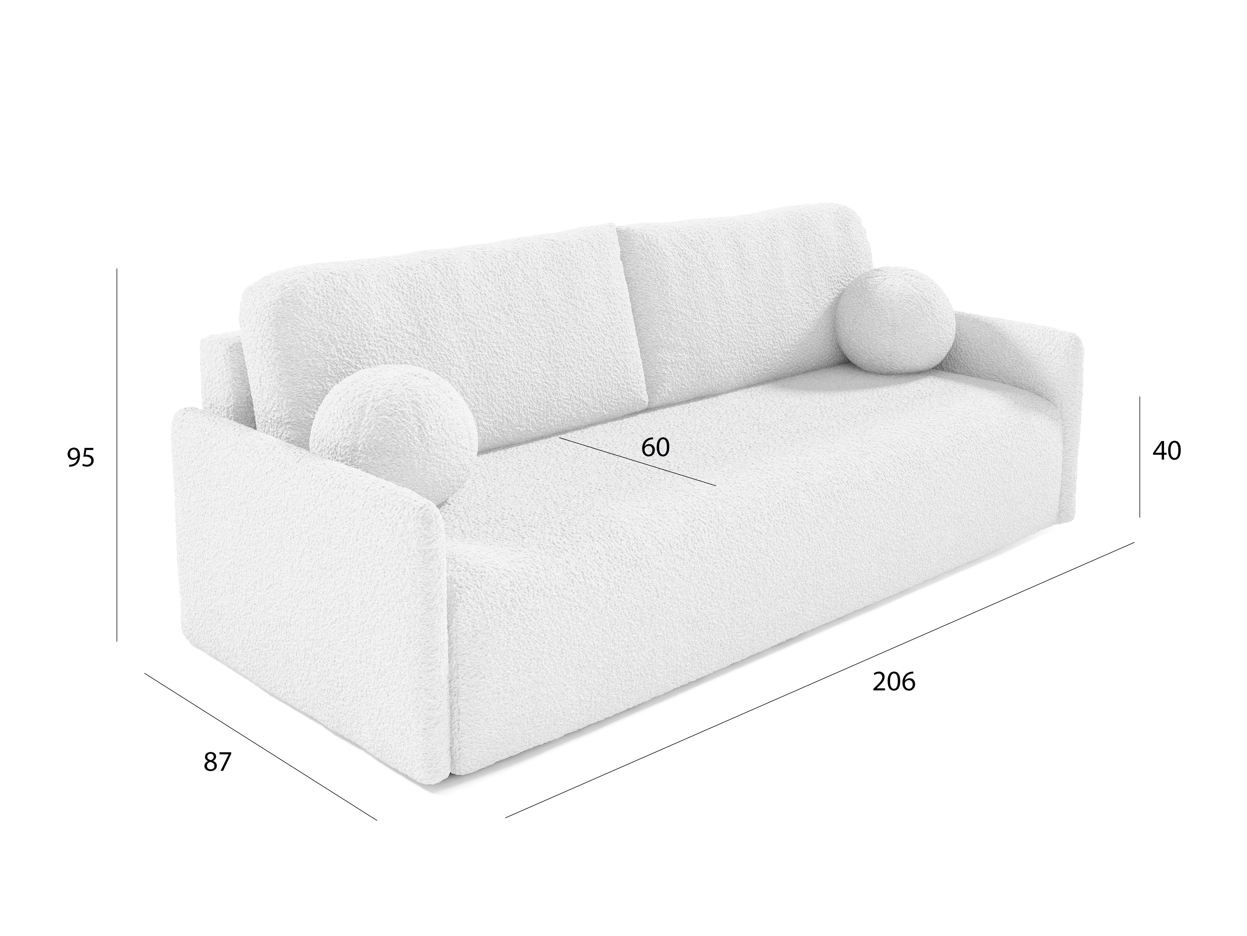 Sofa bed Arcadia 106