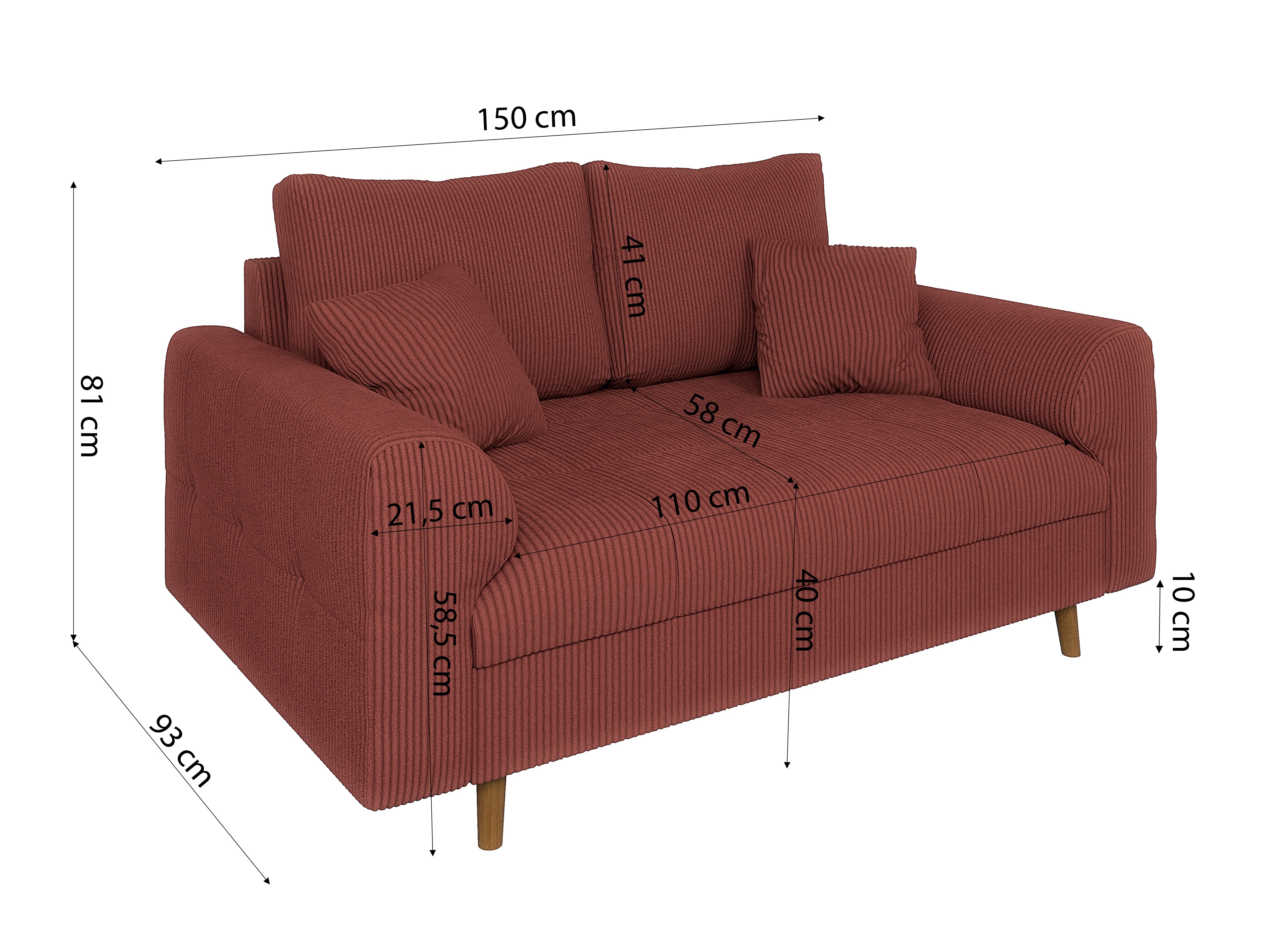 Sofa Elbmori 104 (Lincoln 57)