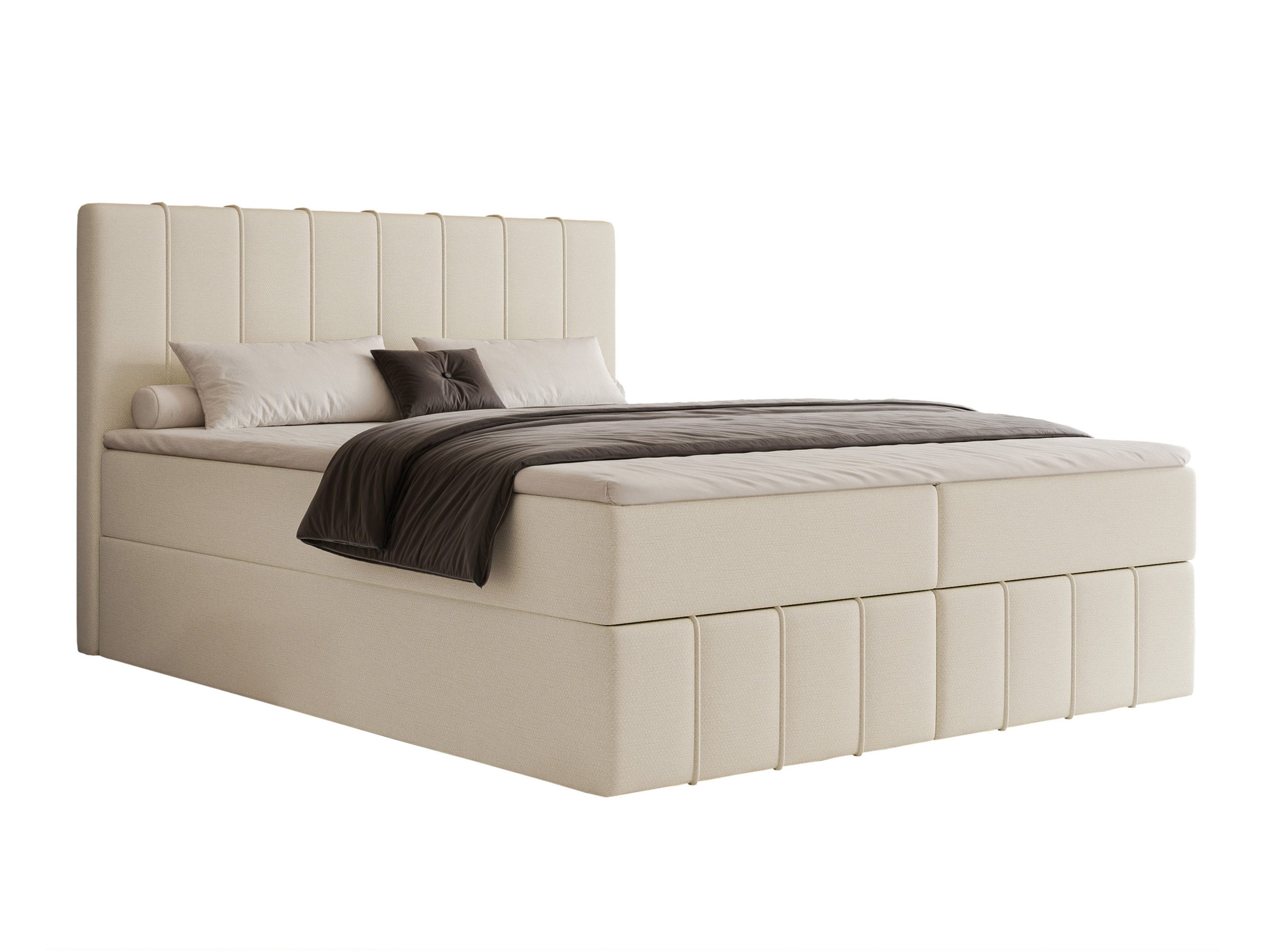 Continental bed Martinez 125 (Lumi 03)