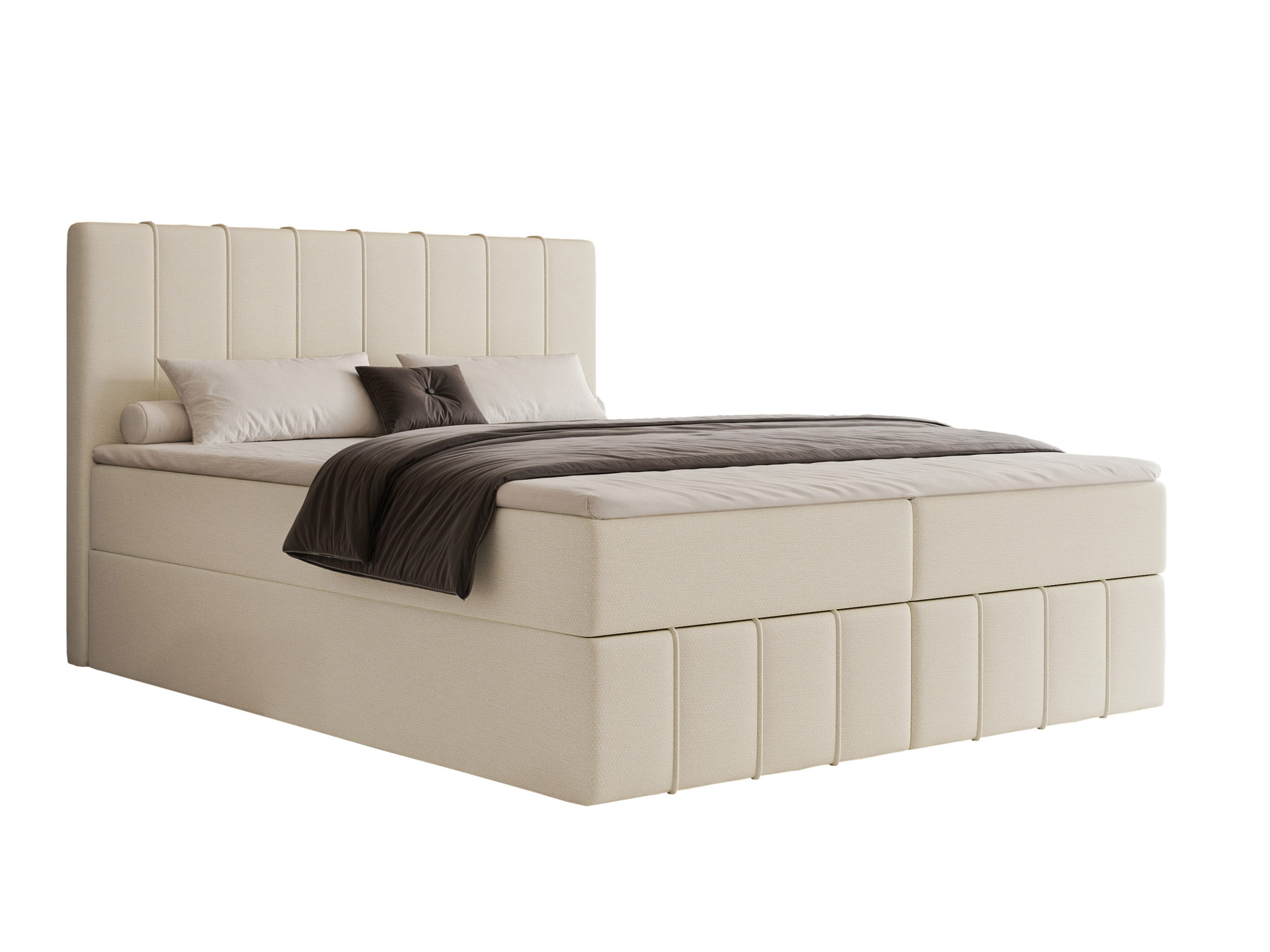 Continental bed Martinez 125 (Lumi 03)