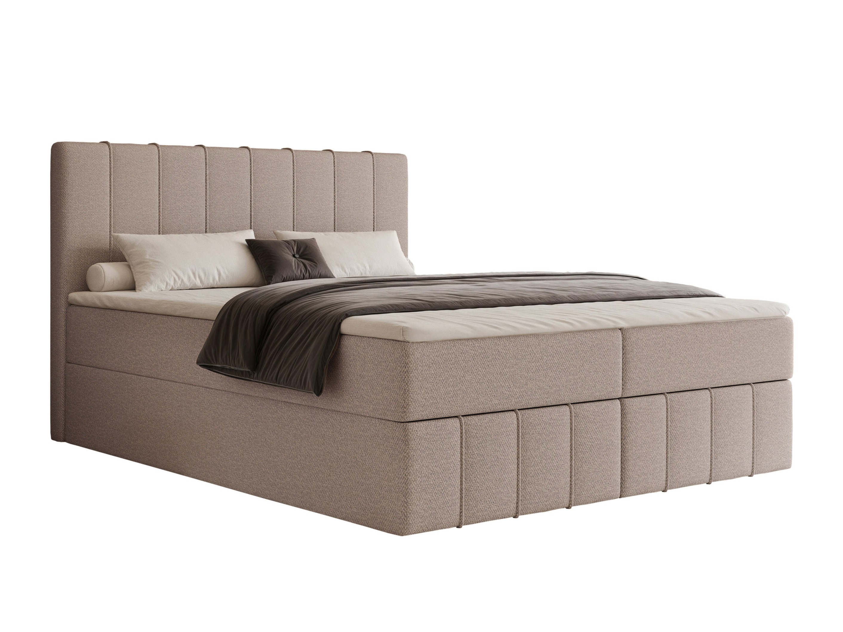 Continental bed Martinez 125 (Lumi 19)