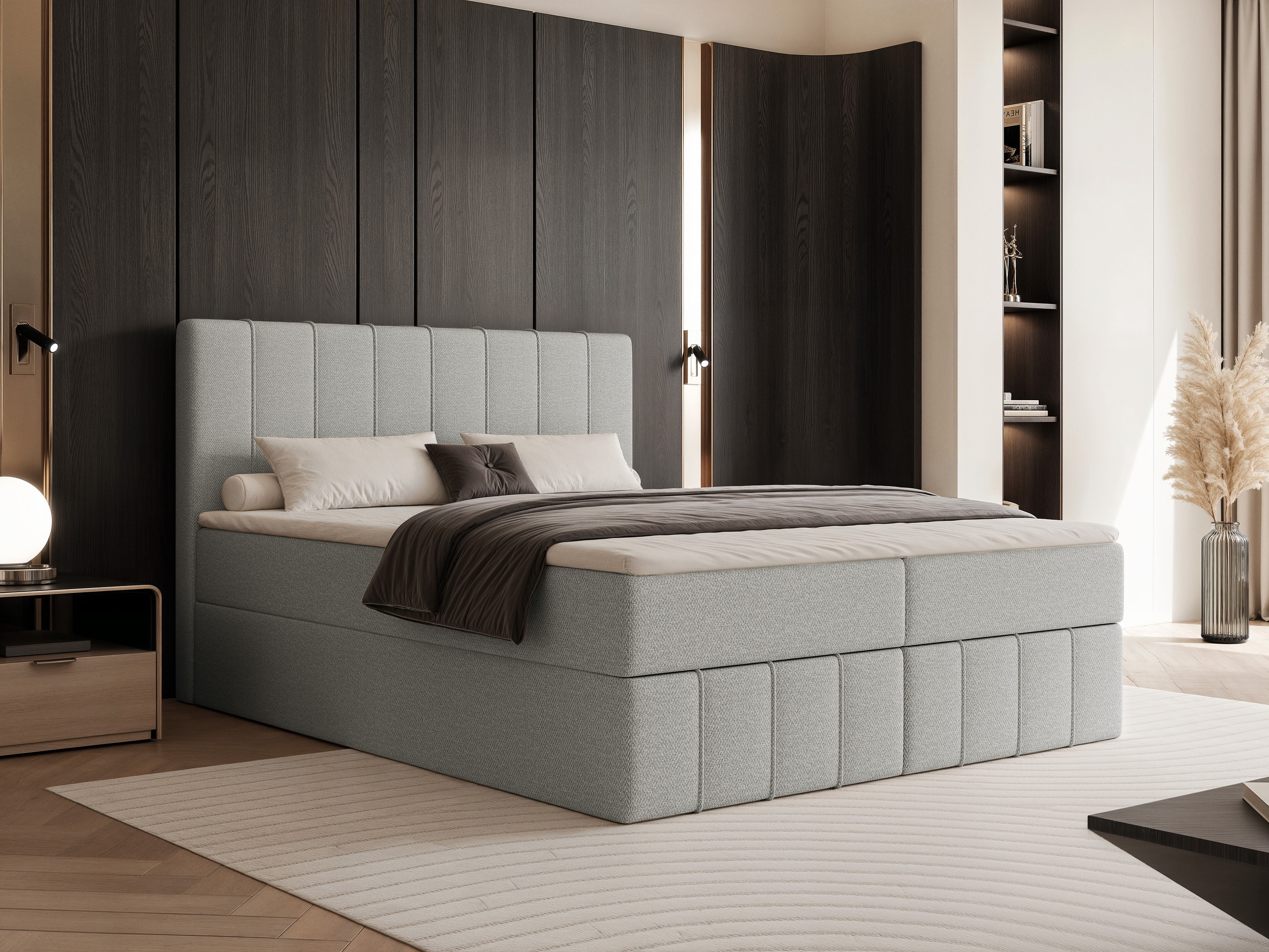 Continental bed Martinez 125 (Lumi 84)