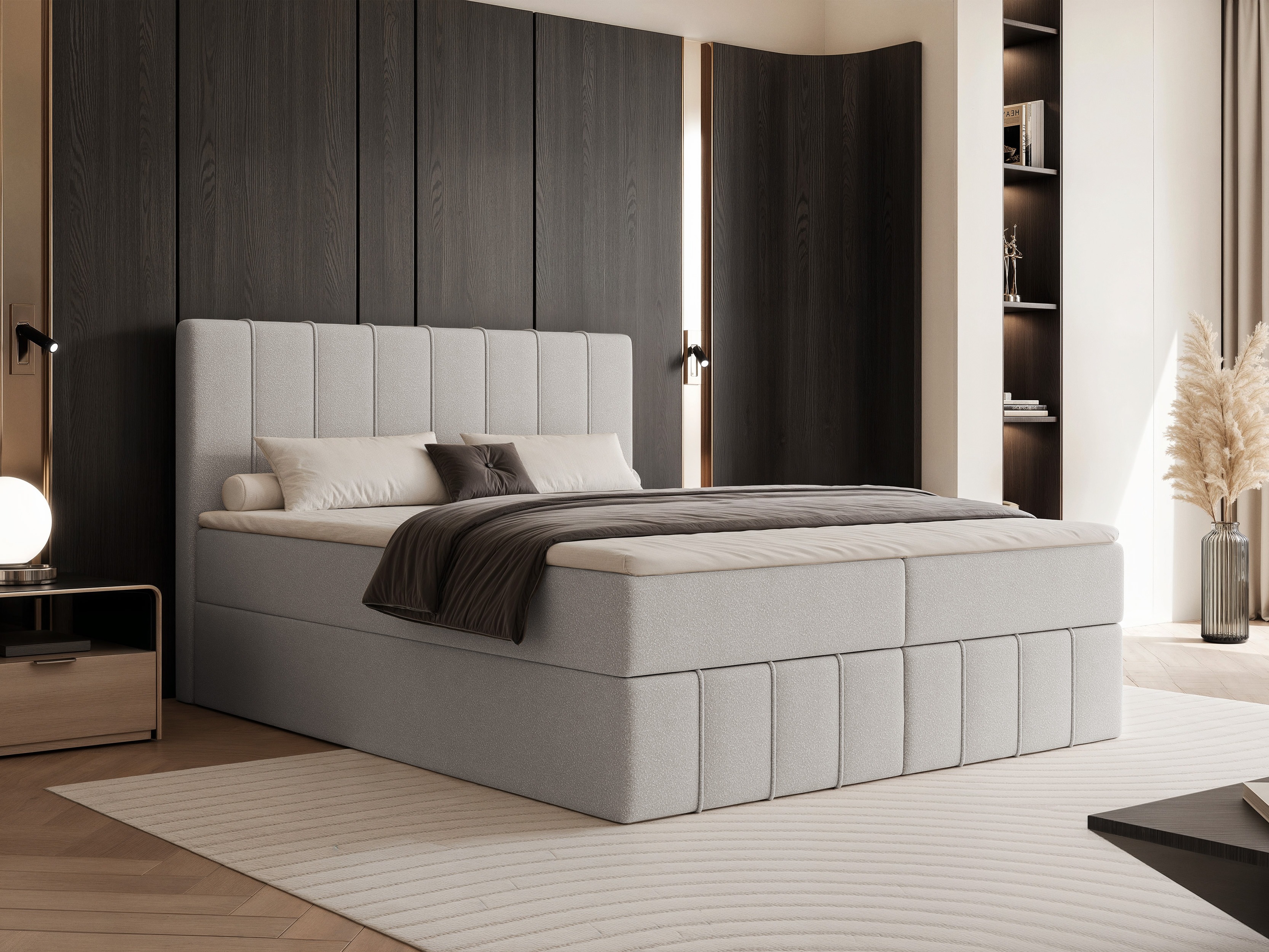 Continental bed Martinez 125 (Melody 02)