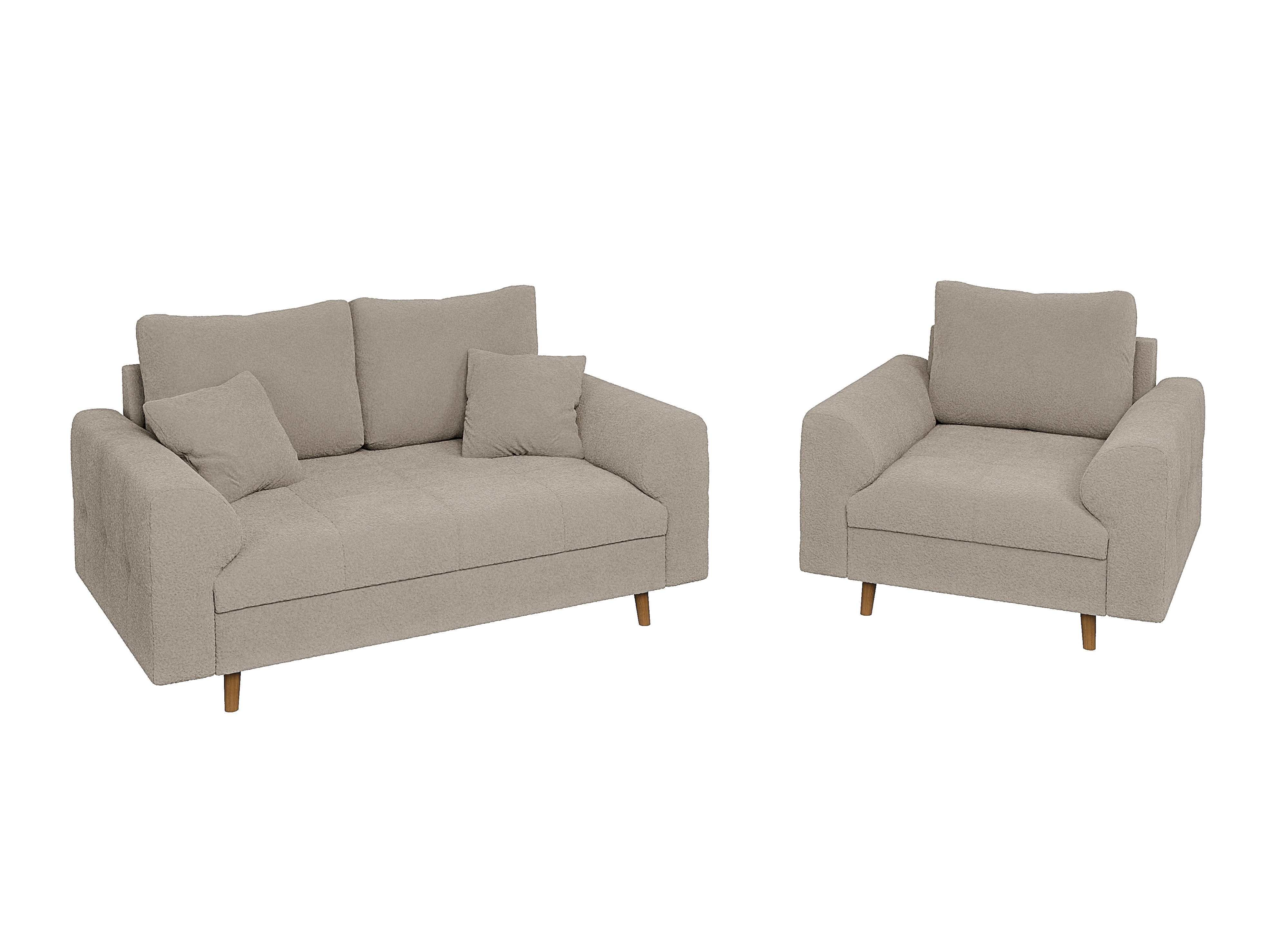 Upholstered furniture set Elbmori 106 (Coral 65)