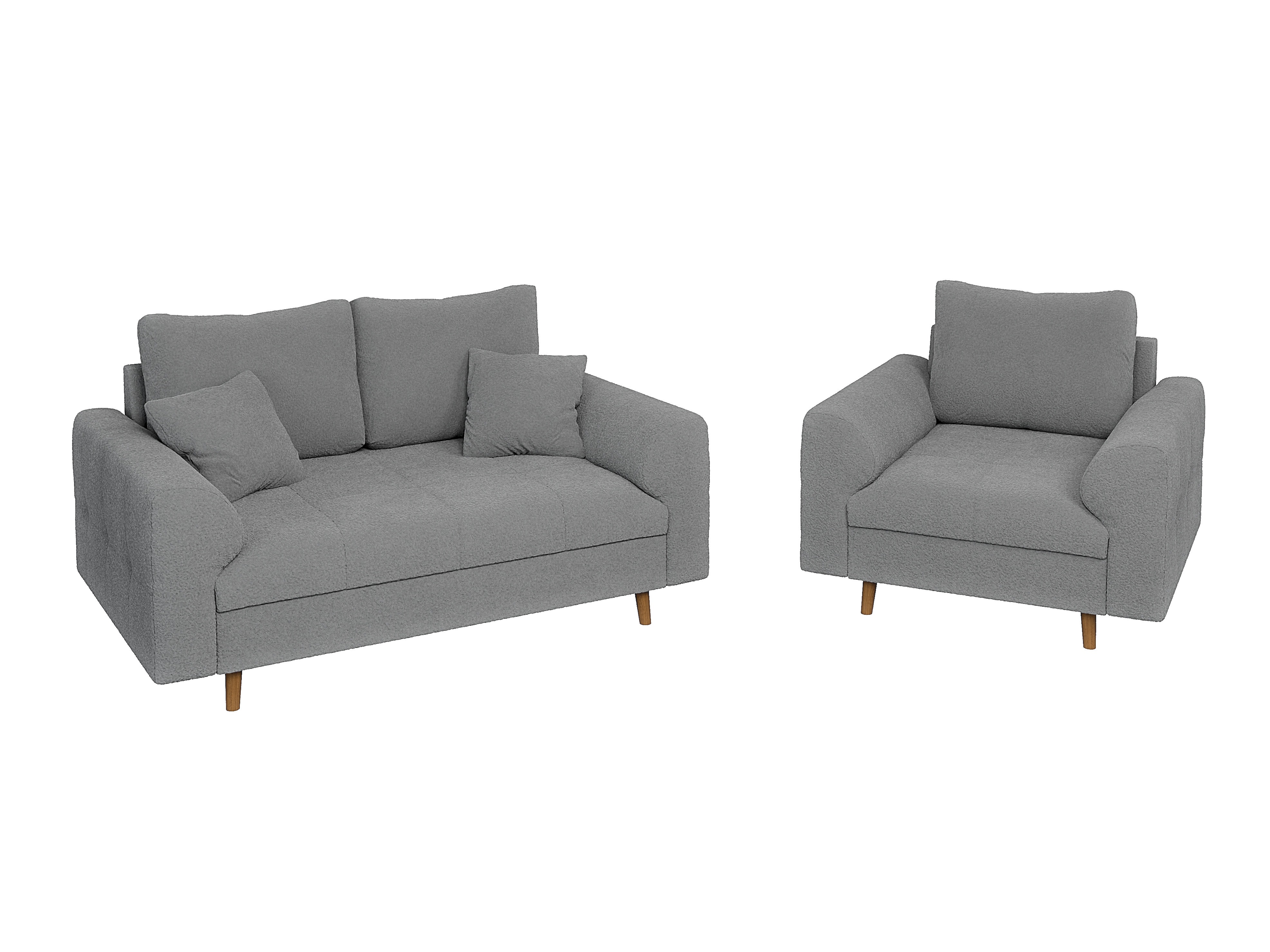 Upholstered furniture set Elbmori 106 (Coral 75)