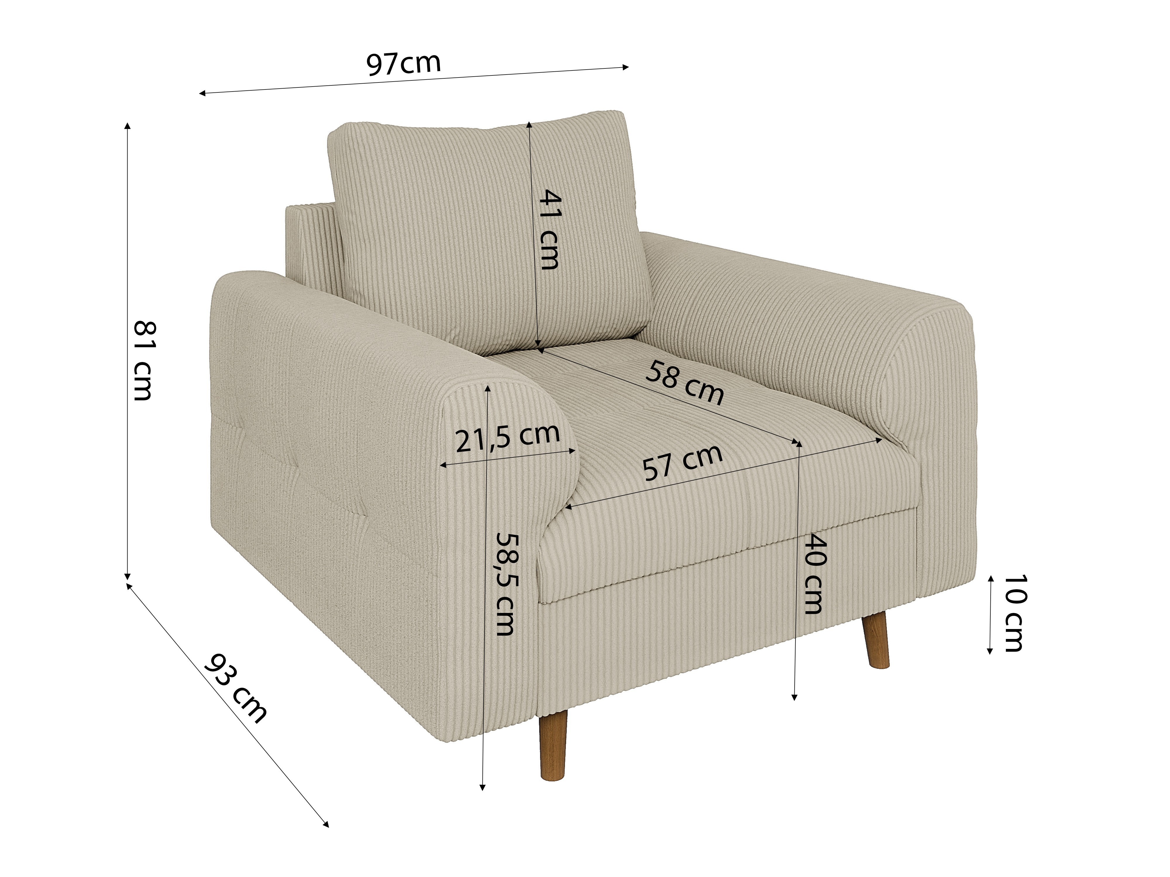Upholstered furniture set Elbmori 106 (Lincoln 03)