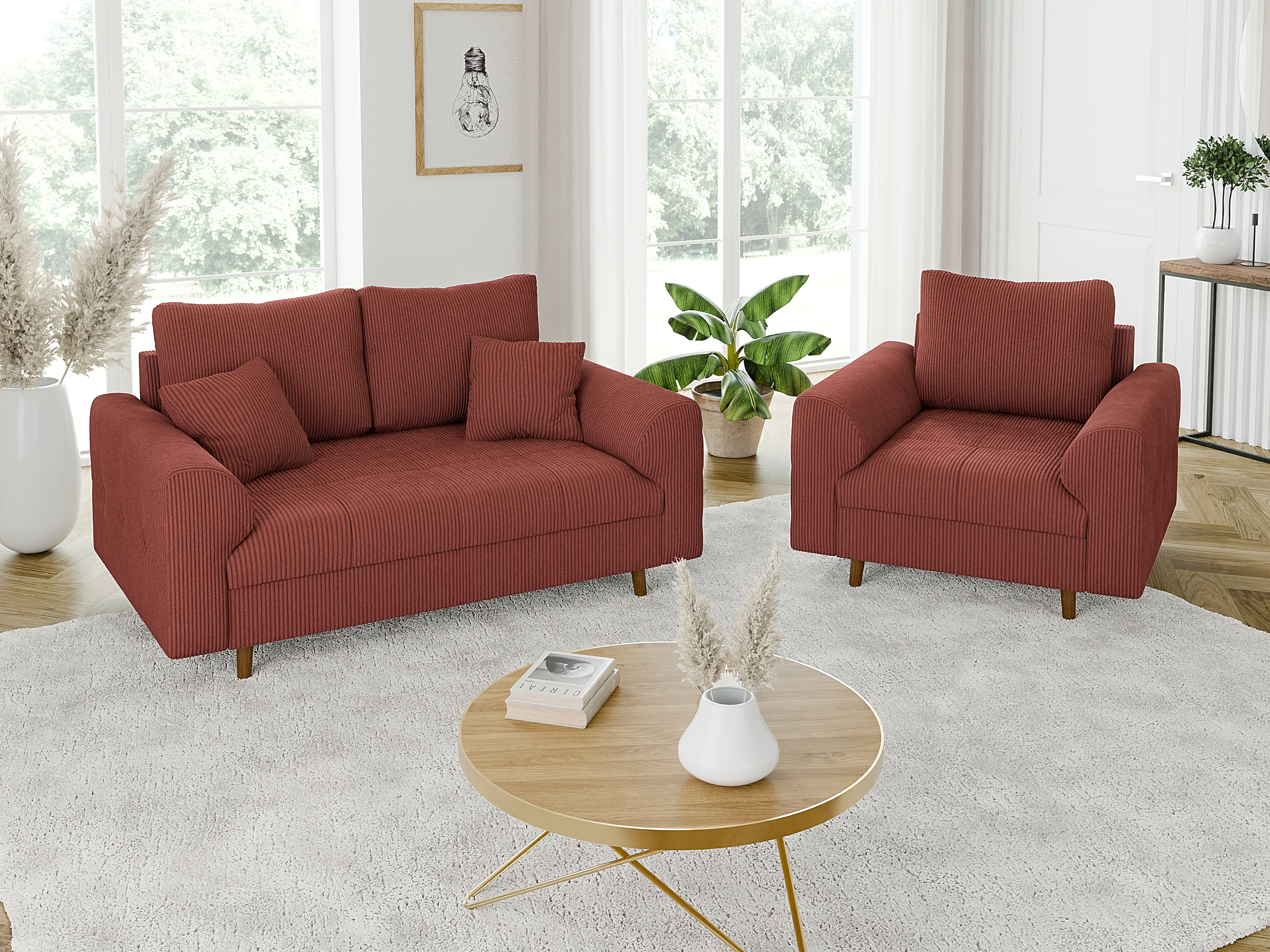 Upholstered furniture set Elbmori 106 (Lincoln 57)