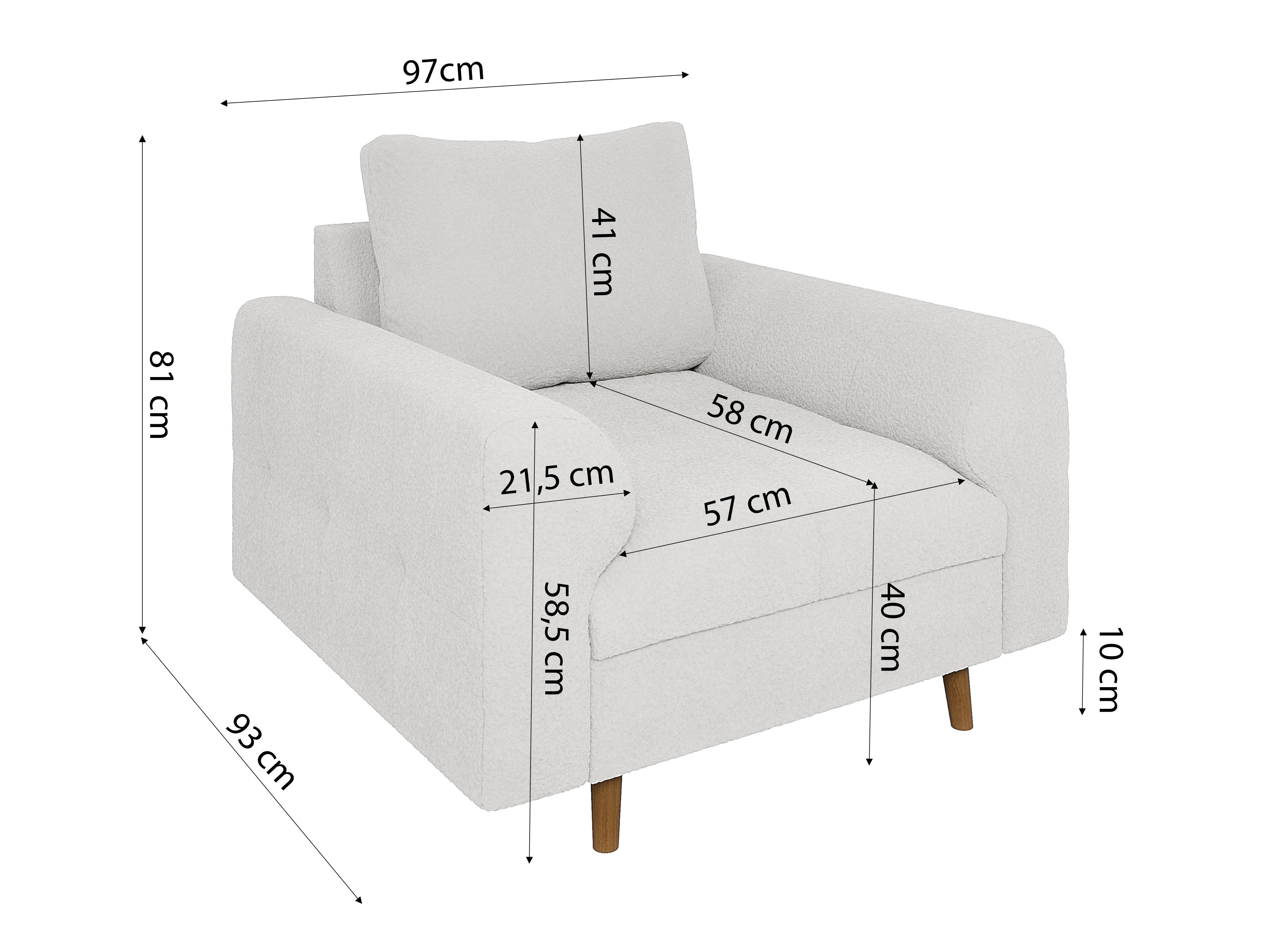 Upholstered furniture set Elbmori 107 (Coral 70)