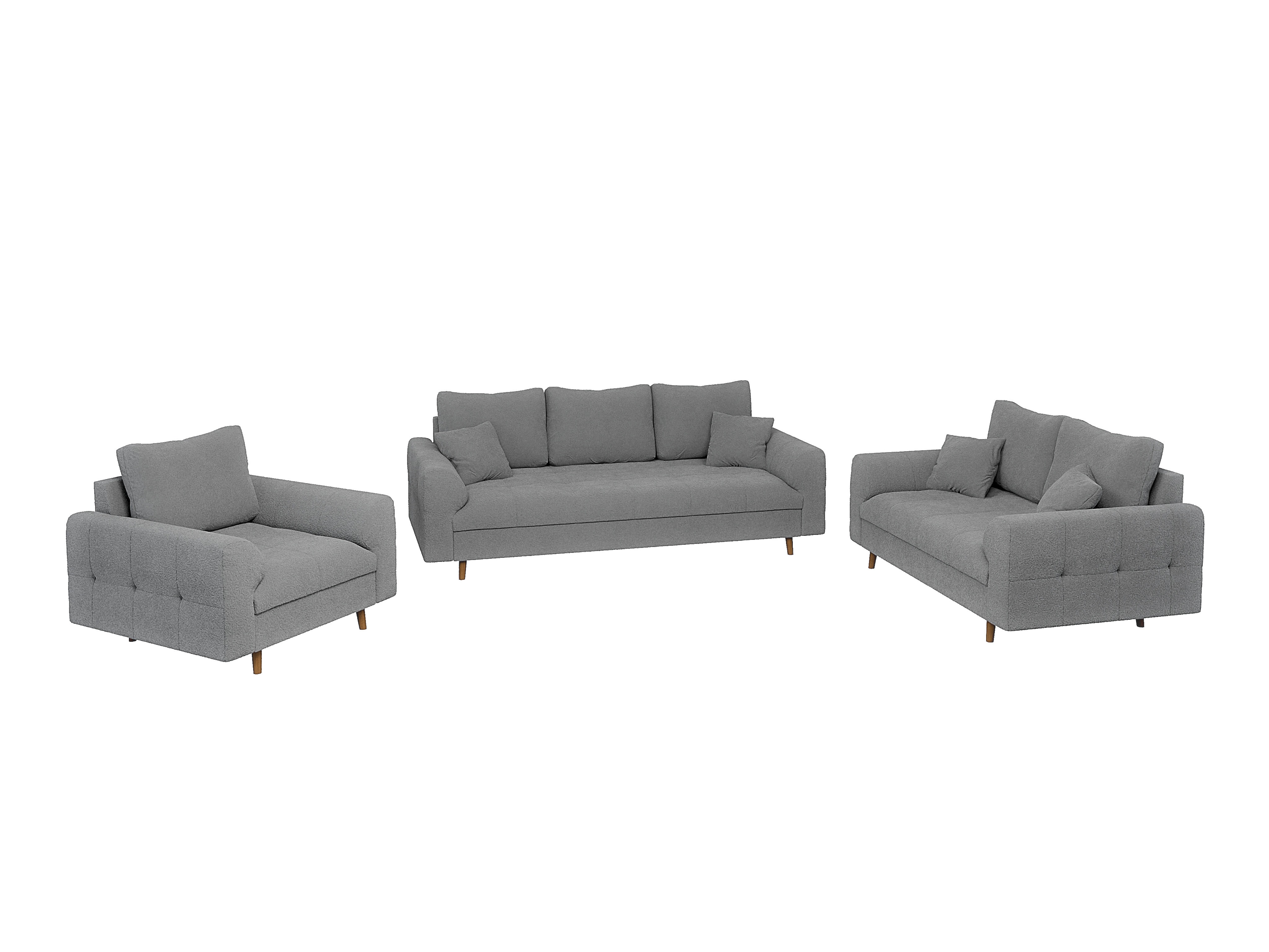 Upholstered furniture set Elbmori 107 (Coral 75)