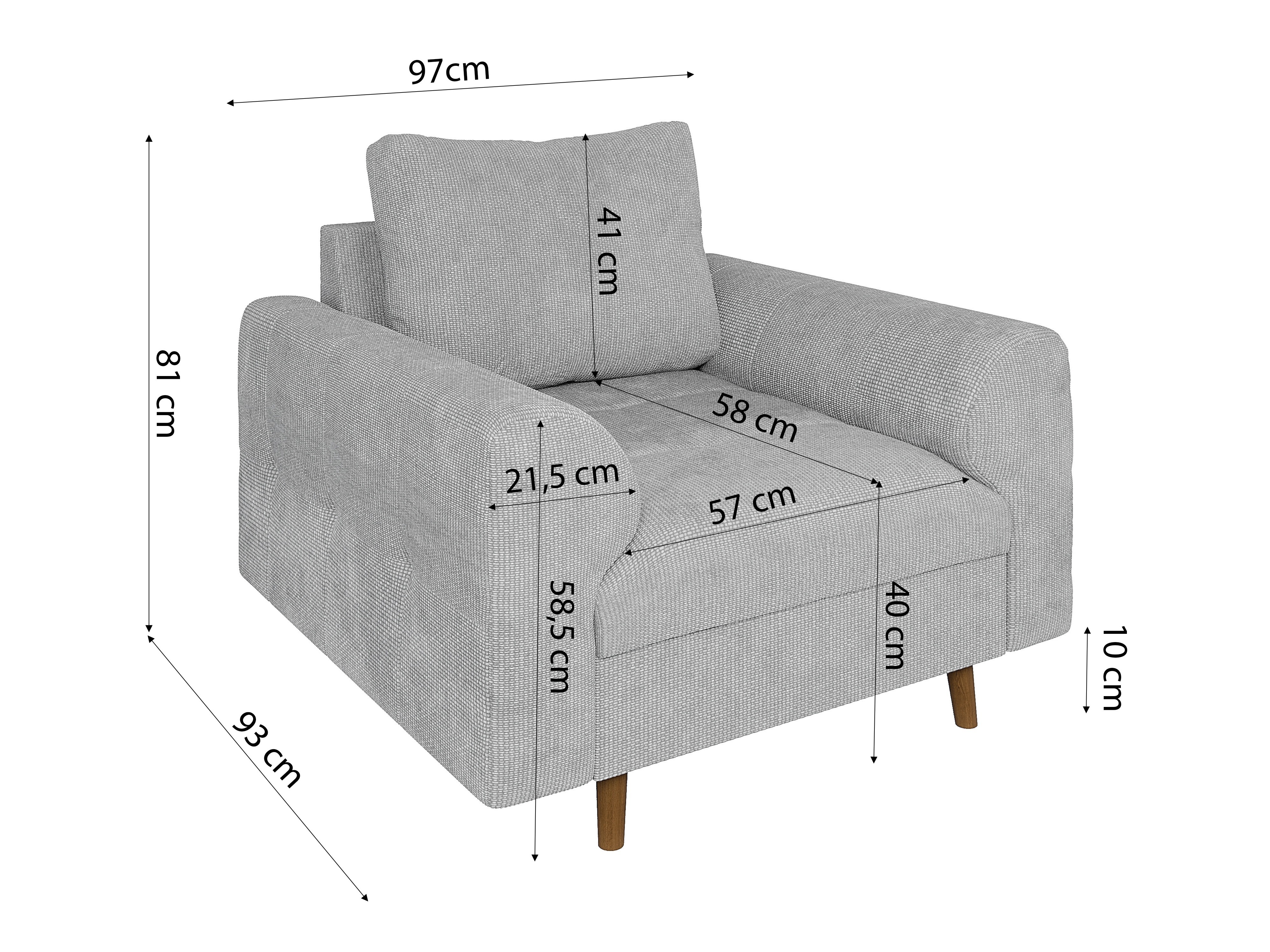 Upholstered furniture set Elbmori 107 (Flow 16)