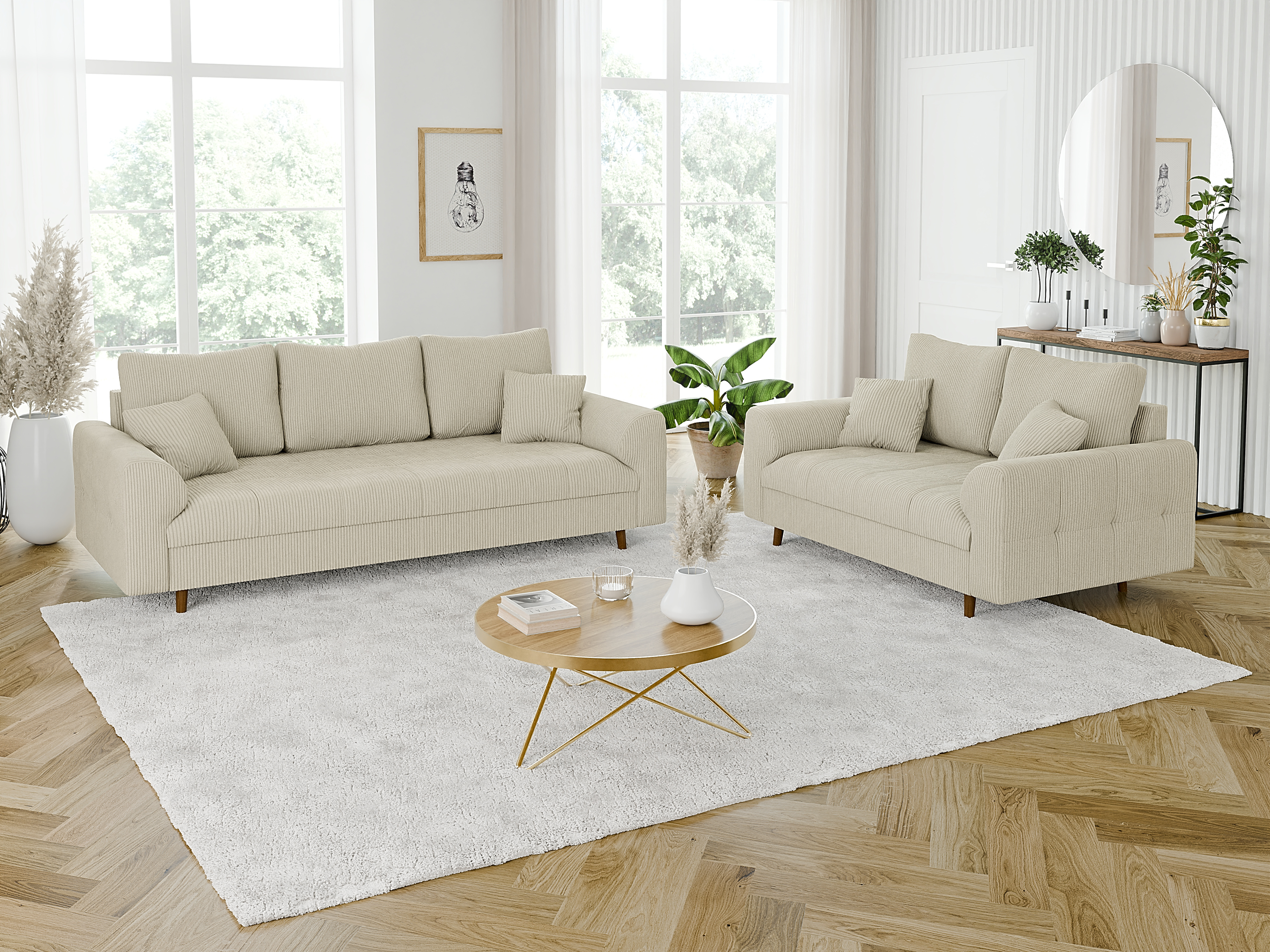 Upholstered furniture set Elbmori 107 (Lincoln 03)