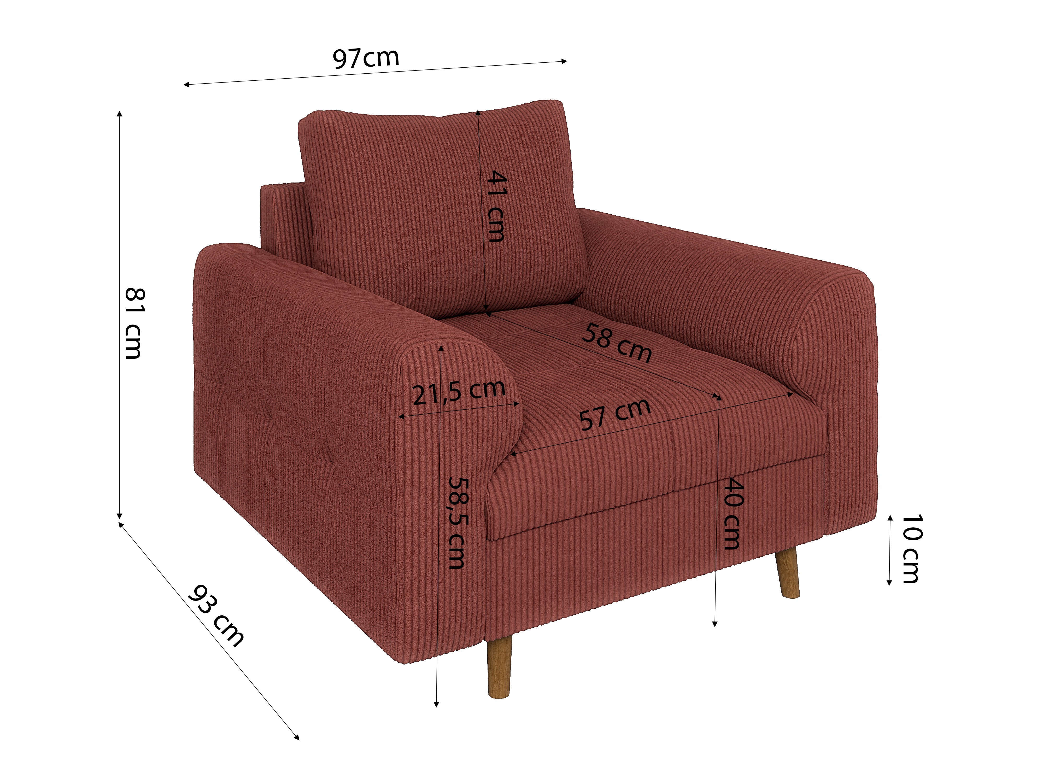 Upholstered furniture set Elbmori 107 (Lincoln 57)