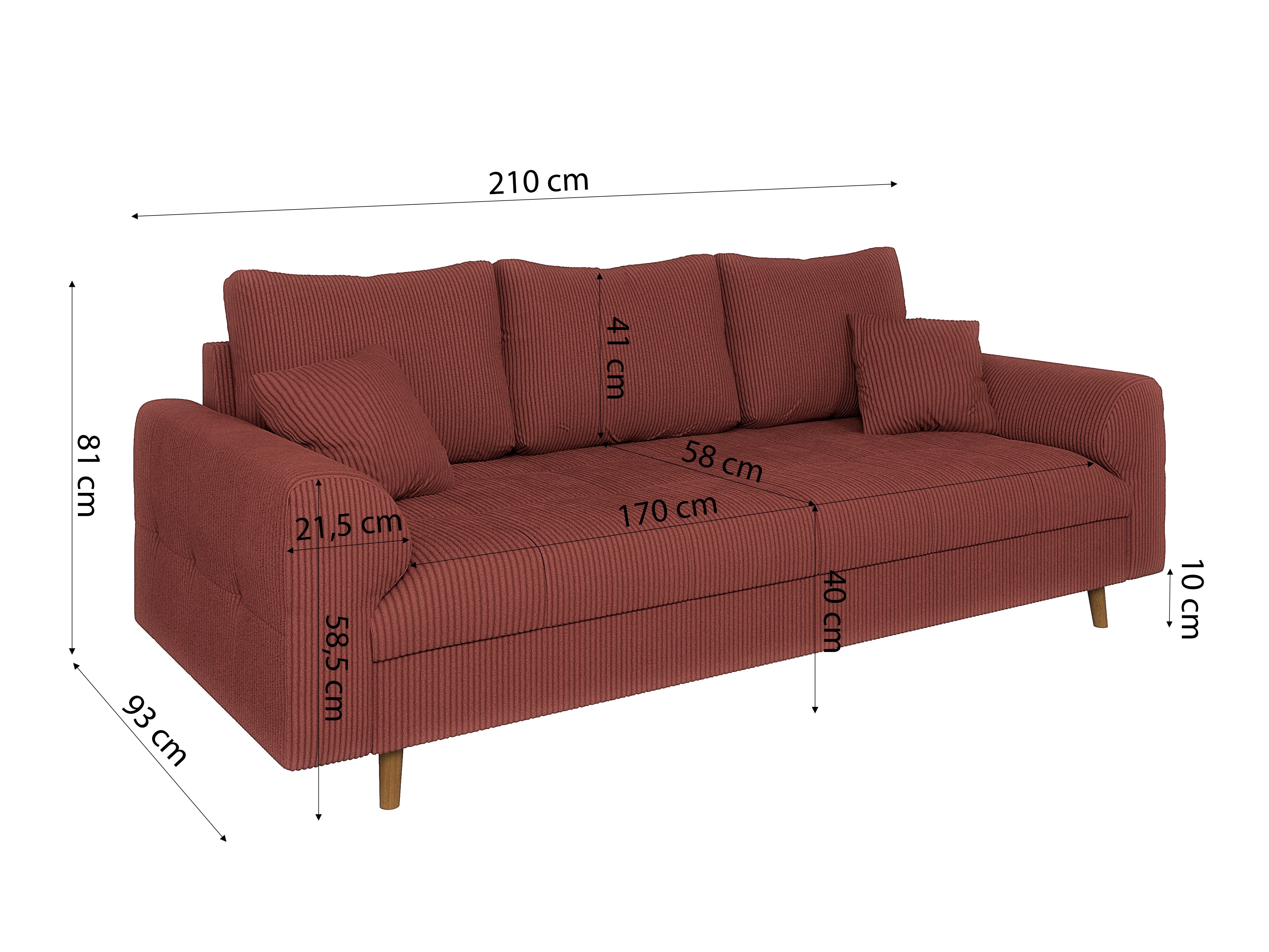 Upholstered furniture set Elbmori 107 (Lincoln 57)