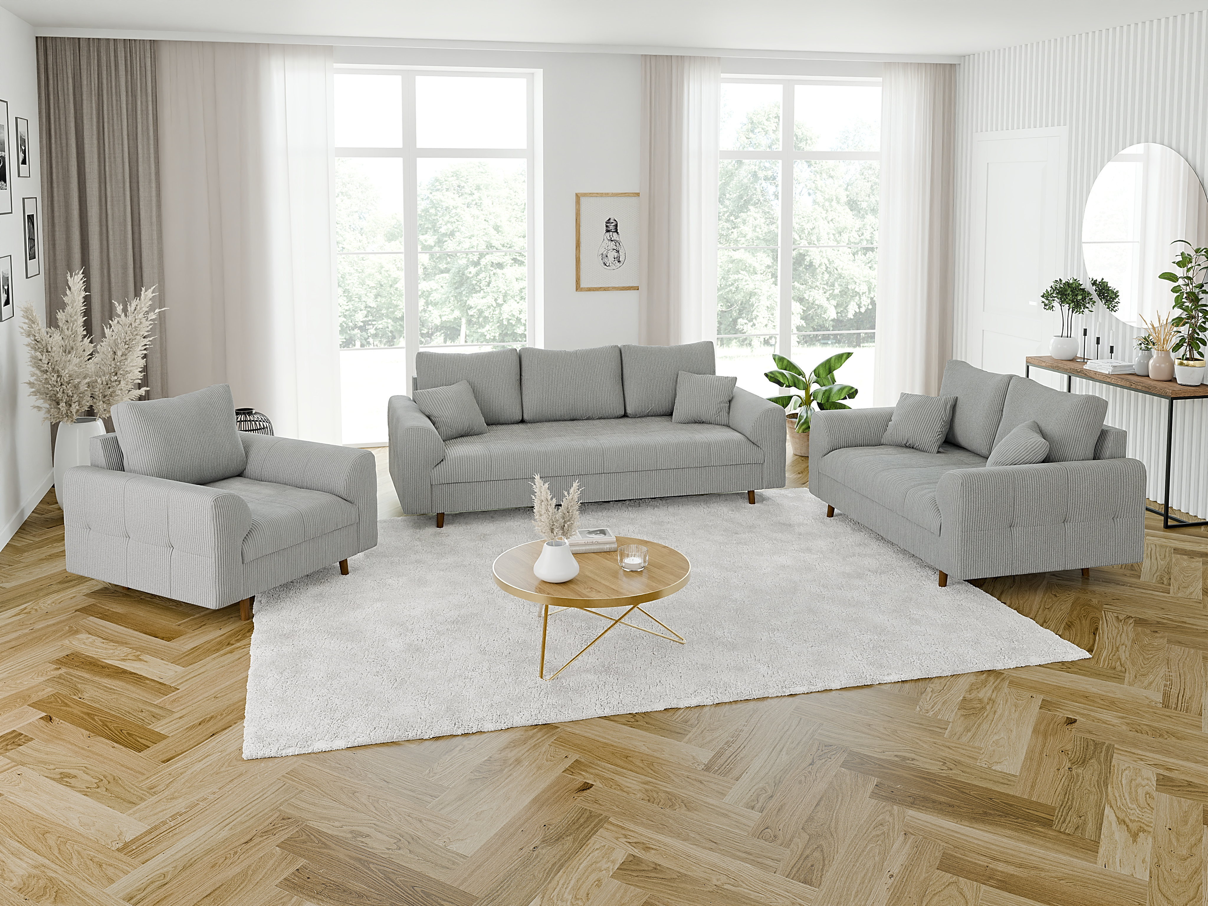Upholstered furniture set Elbmori 107 (Lincoln 86)