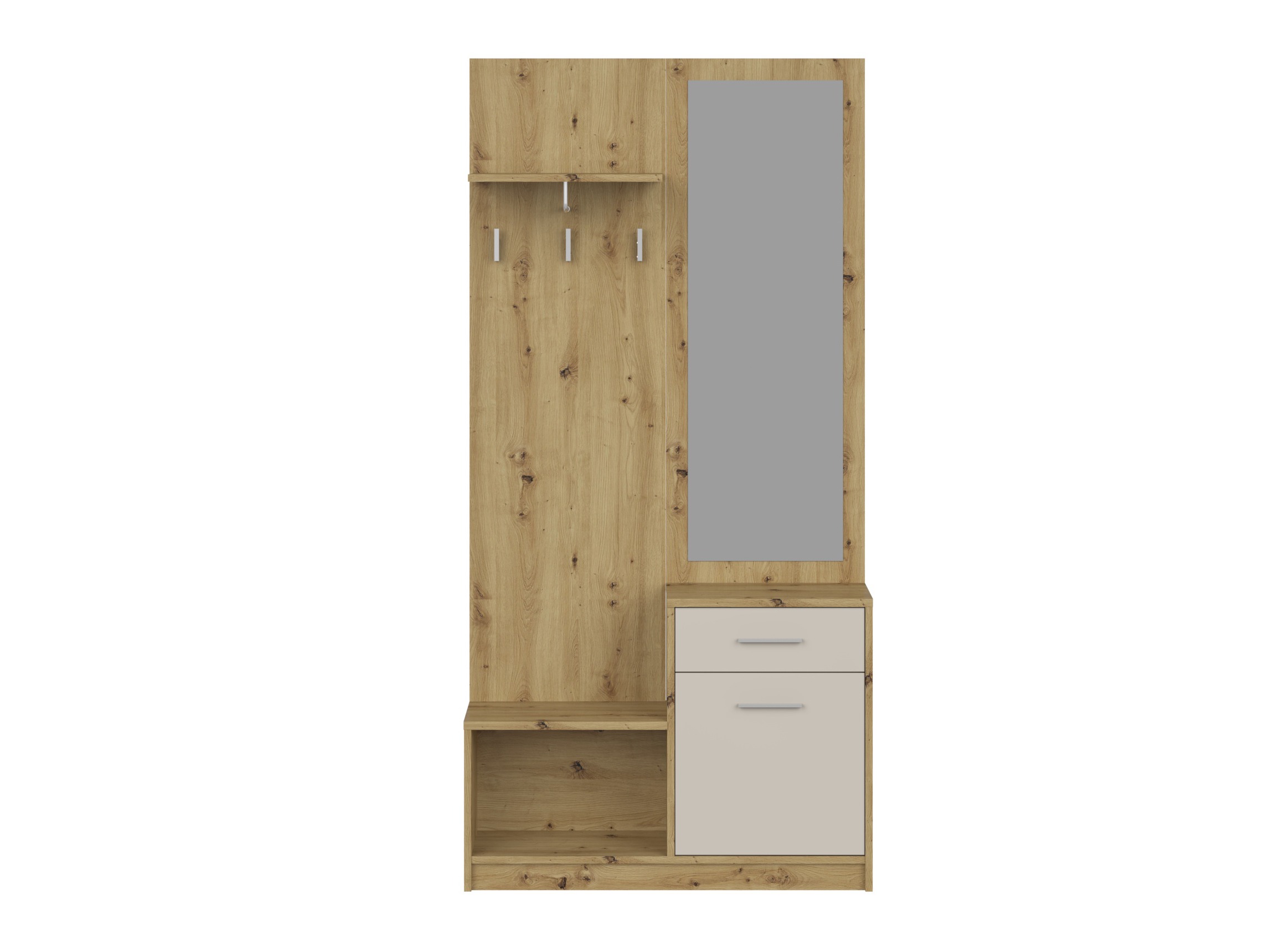 Hallway set Houston 2084 (Artisan oak + Cashmere)