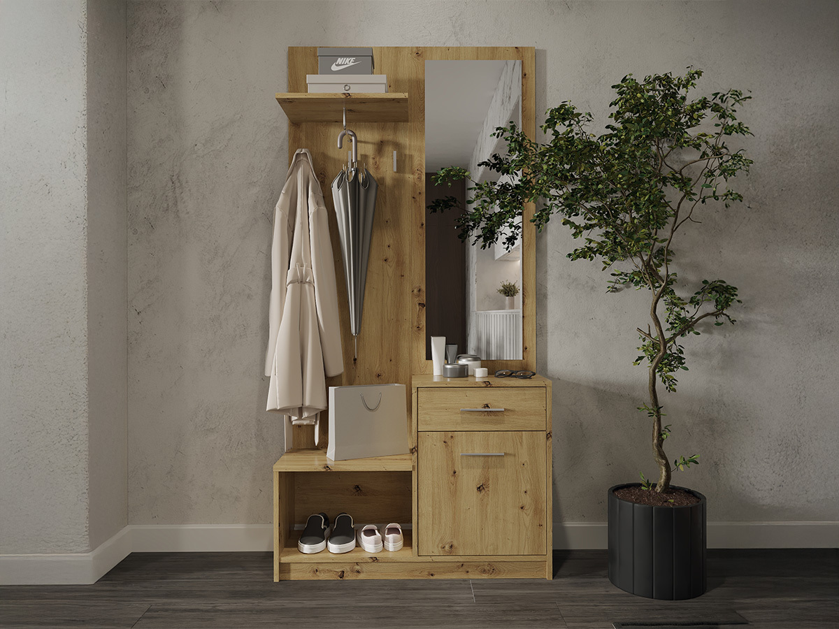 Hallway set Houston 2084 (Artisan oak)