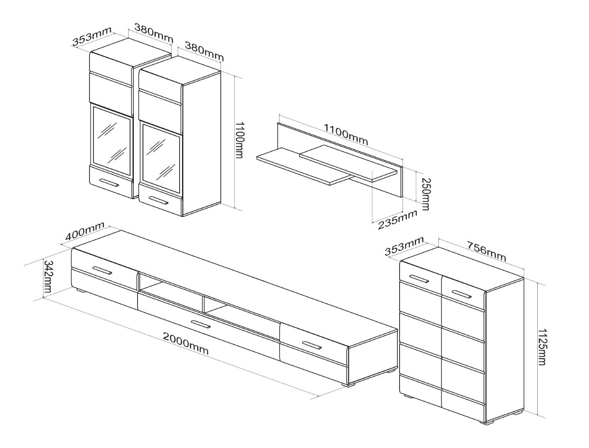 Living room set Houston 2085