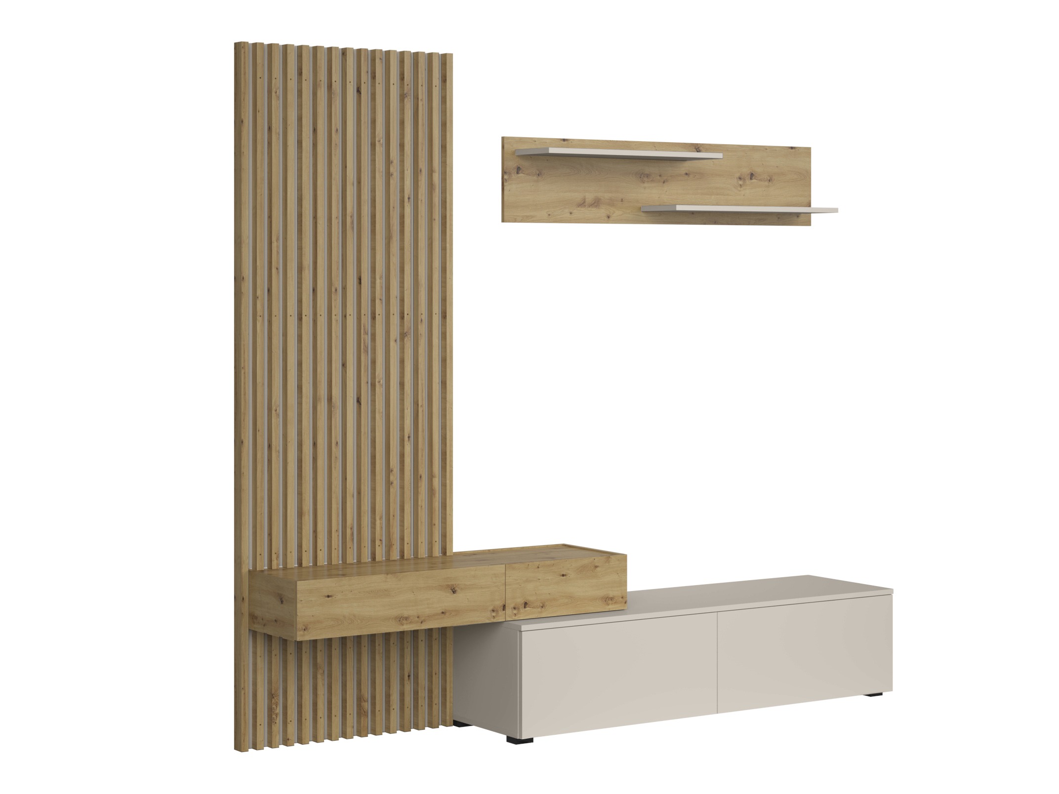 Living room set Houston 2086 (Artisan oak + Cashmere)