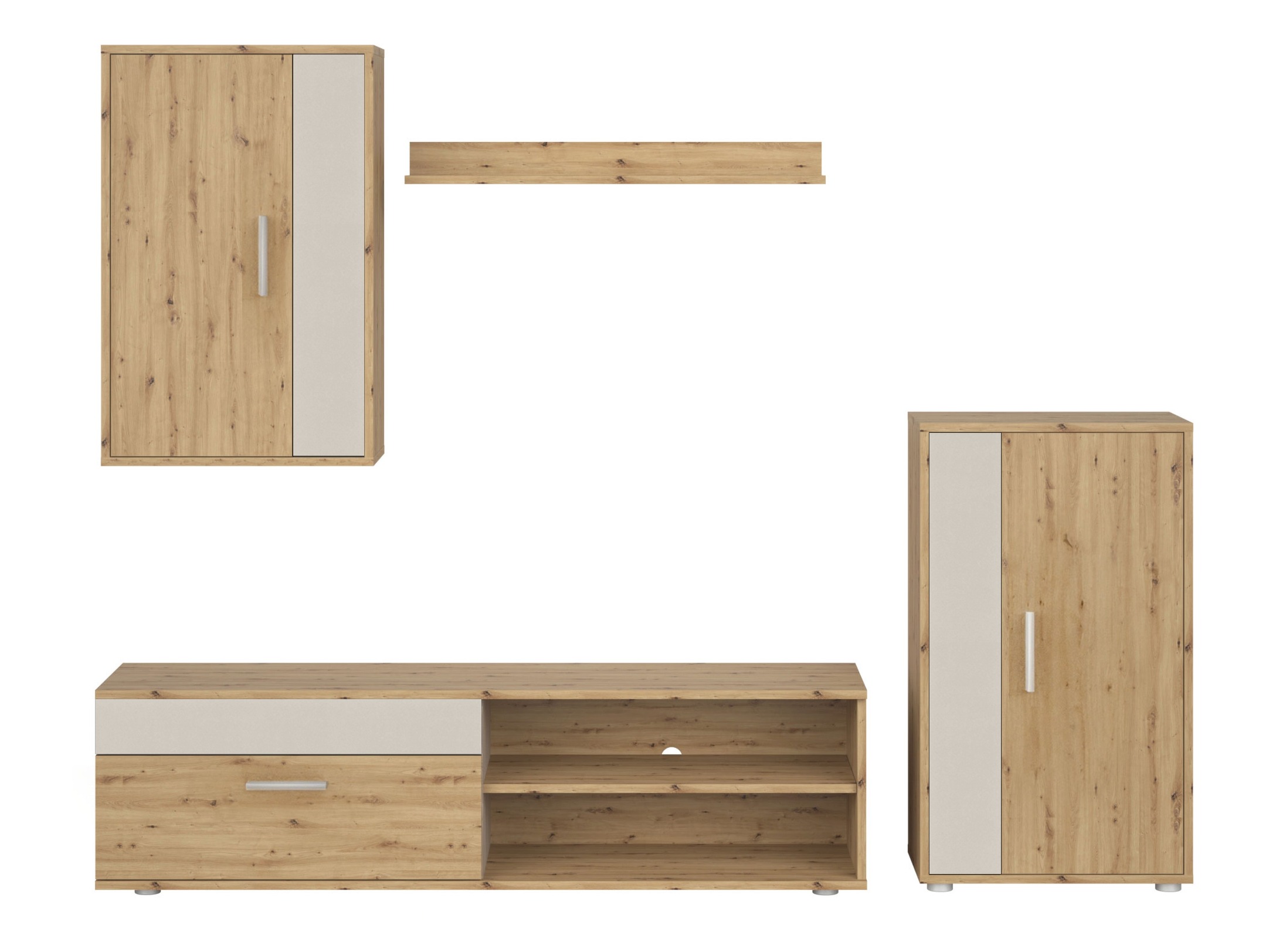 Living room set Houston 2087 (Artisan oak + Cashmere)