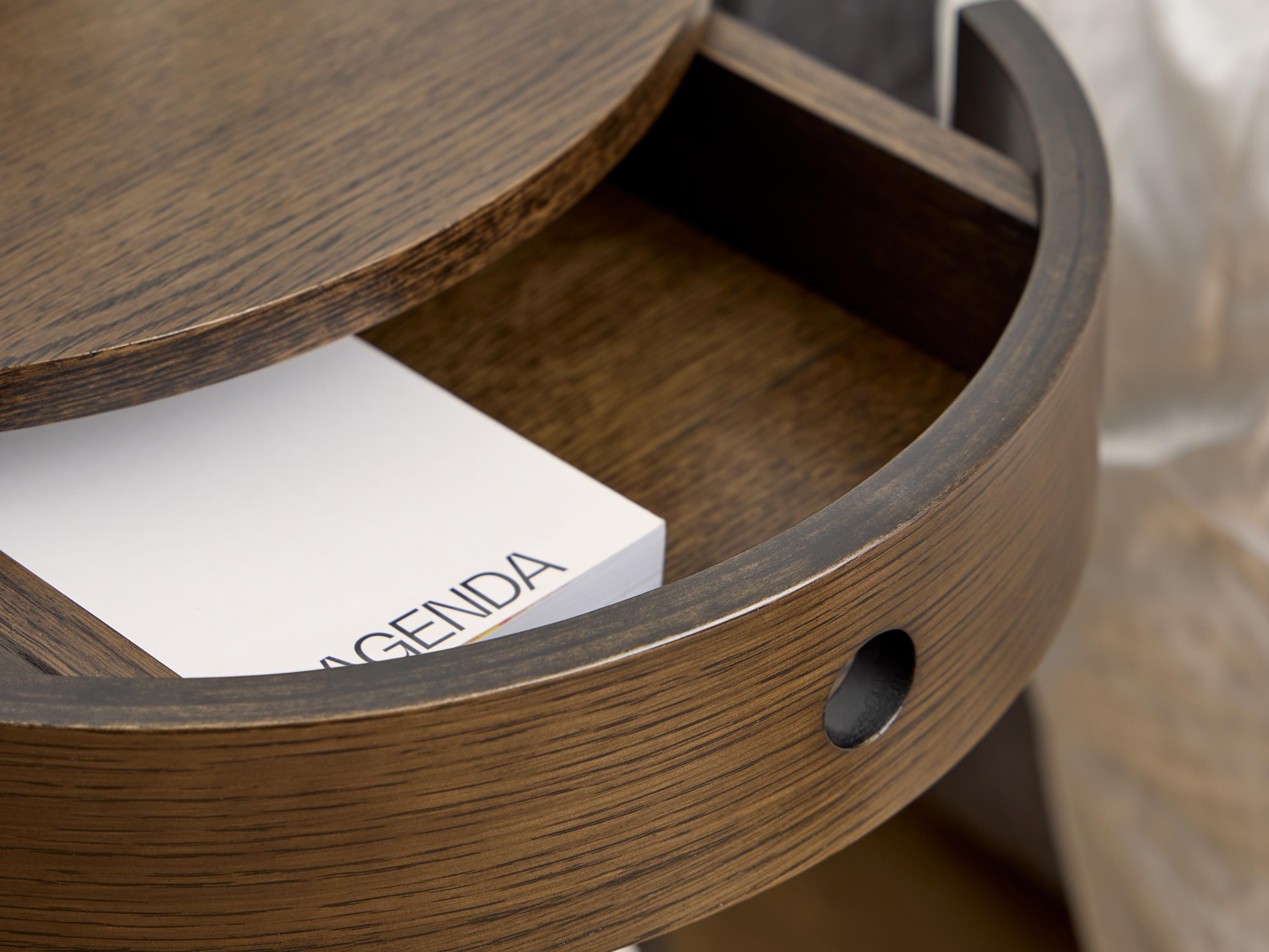 Bedside table Norsica 987 (Dark oak)