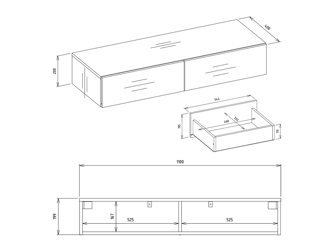 Console table Mandeville 341 (White)