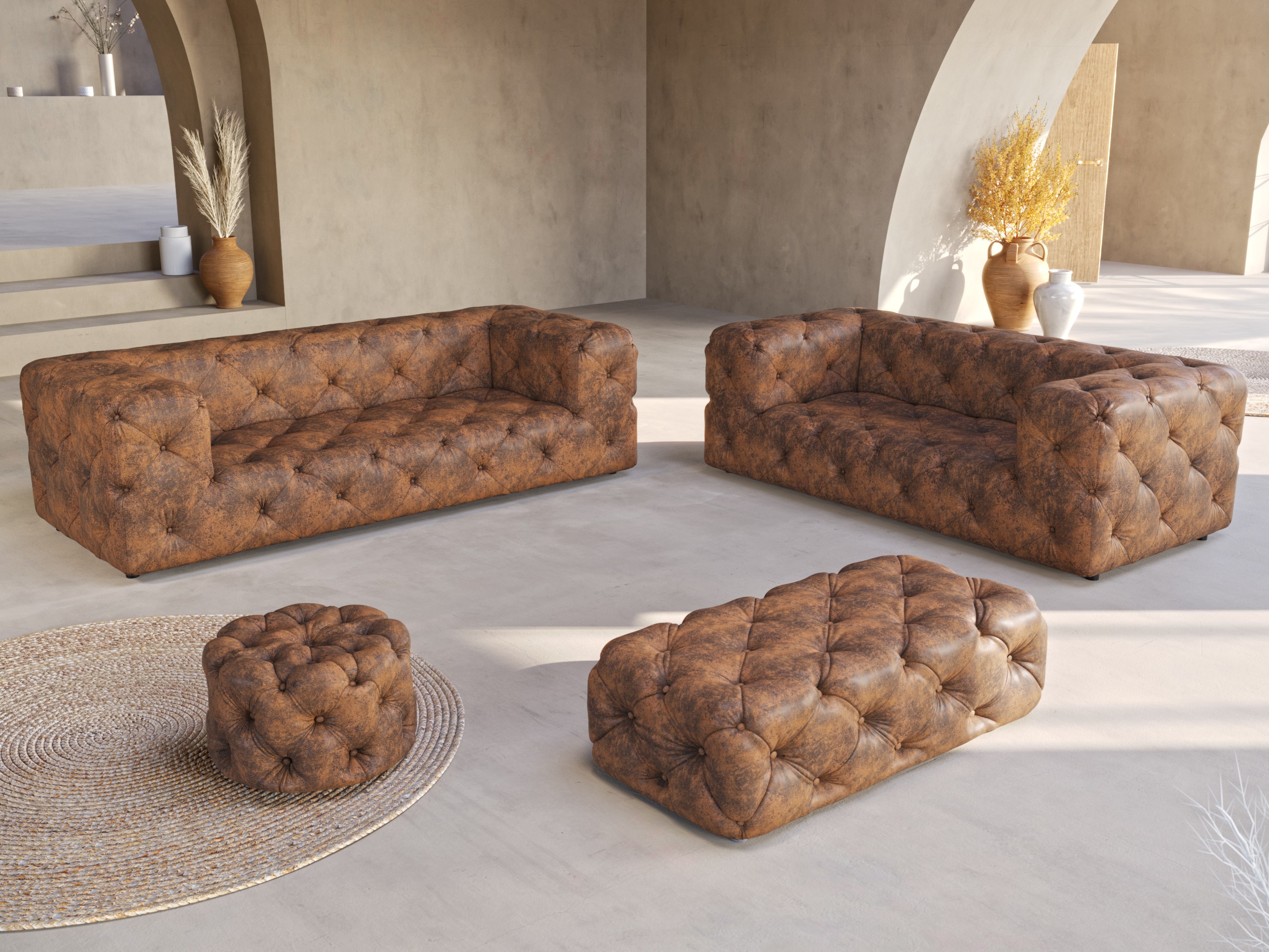Upholstered bench Tenvira 103 (Gobi 03)