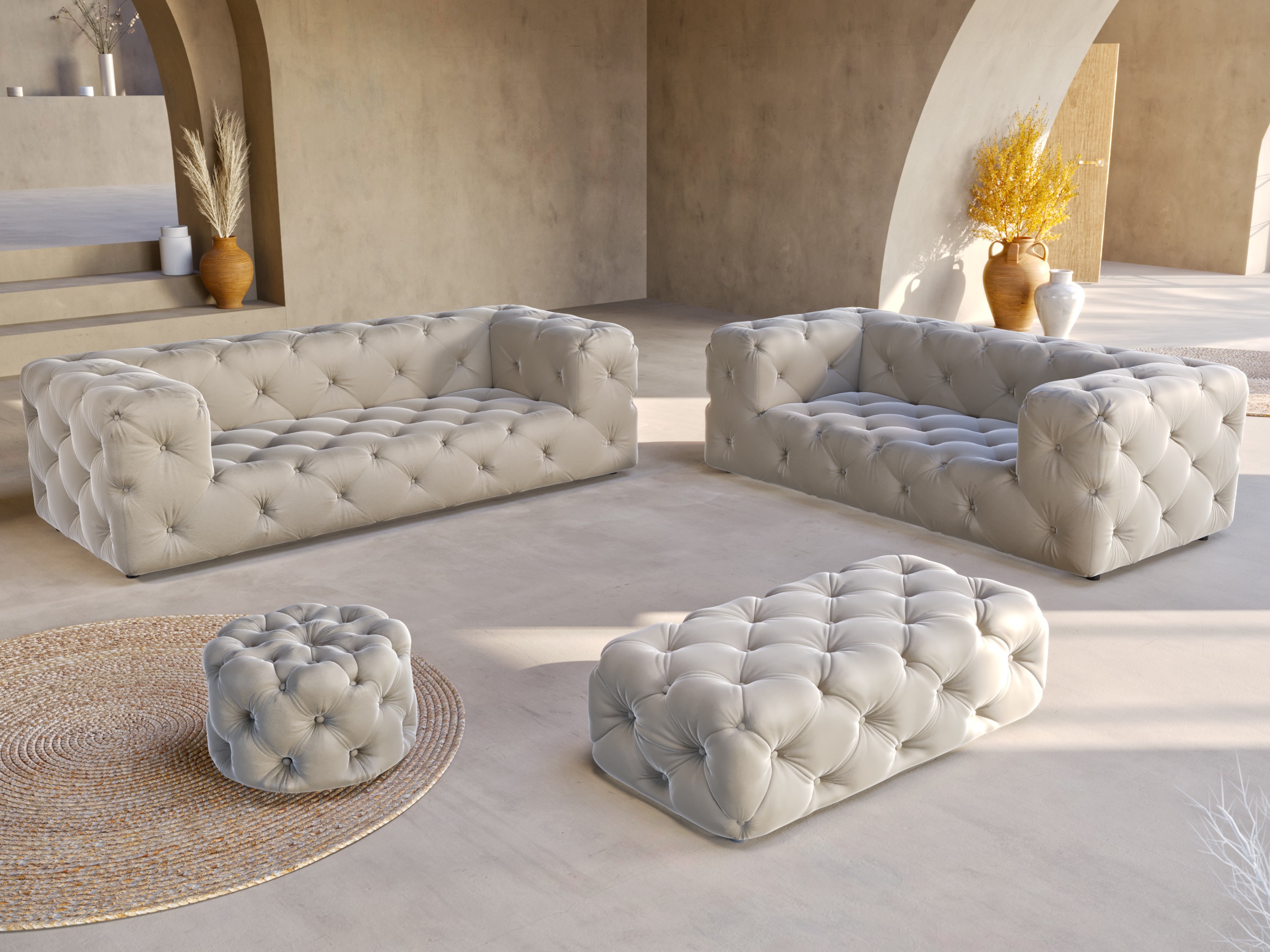 Upholstered bench Tenvira 103 (Riviera 21)