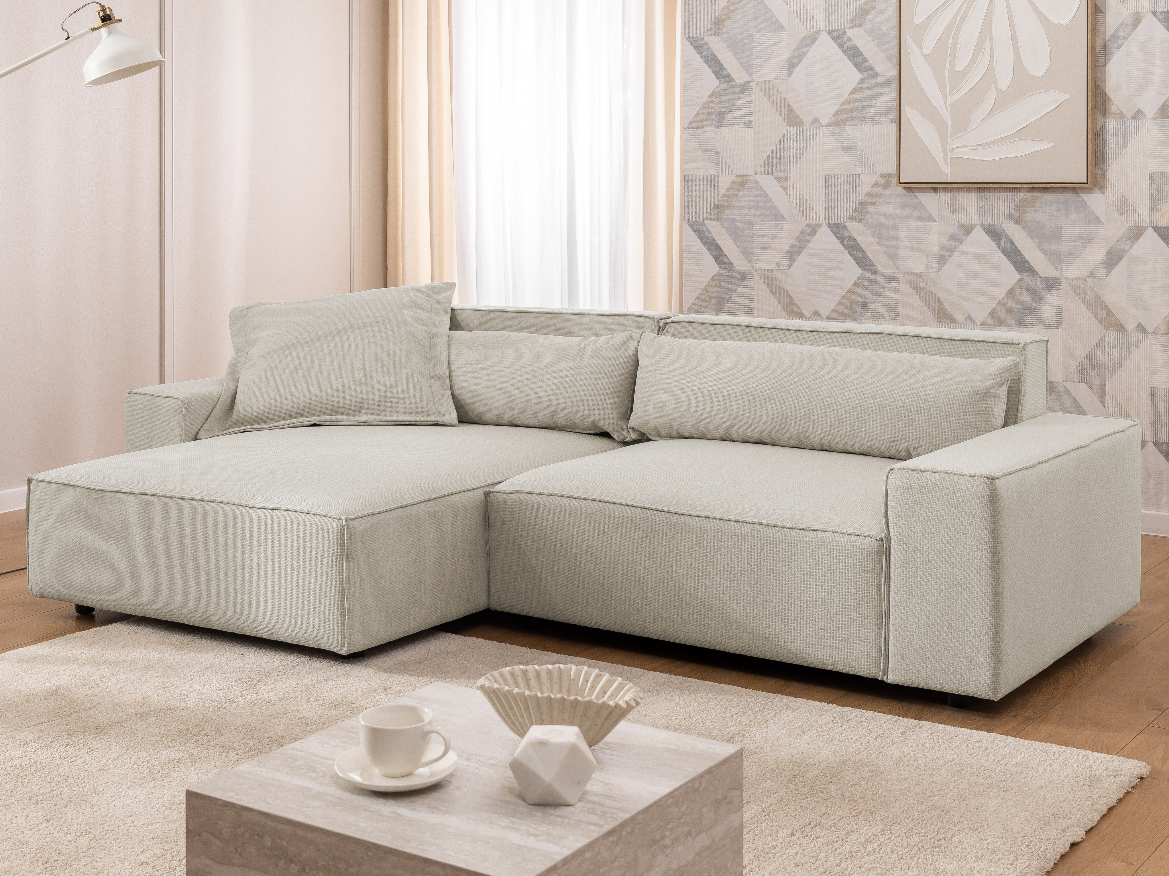 Corner sofa Rocklin 113 (Barrel 04)