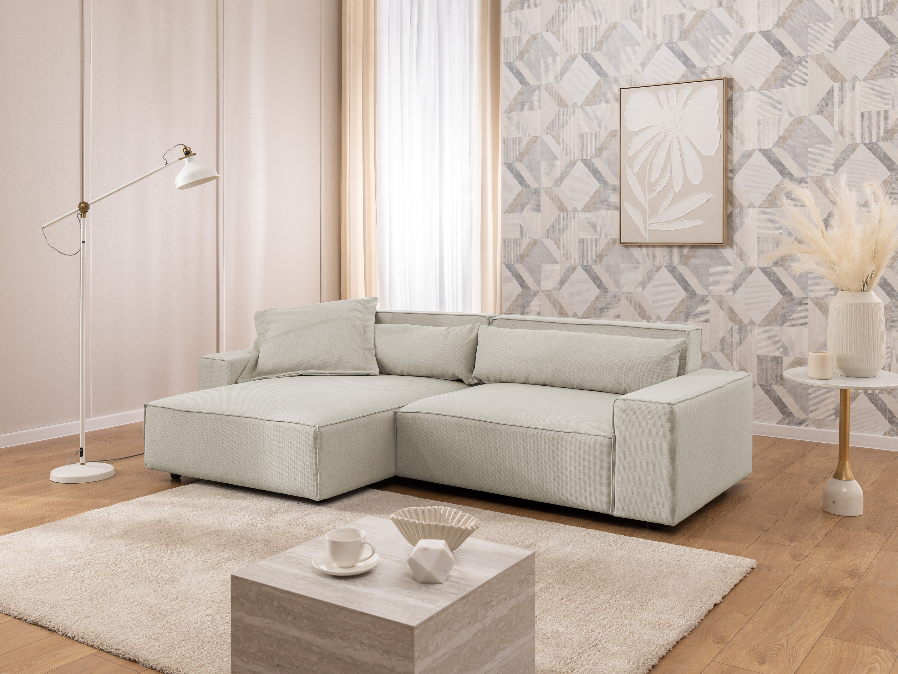 Corner sofa Rocklin 113 (Barrel 04)