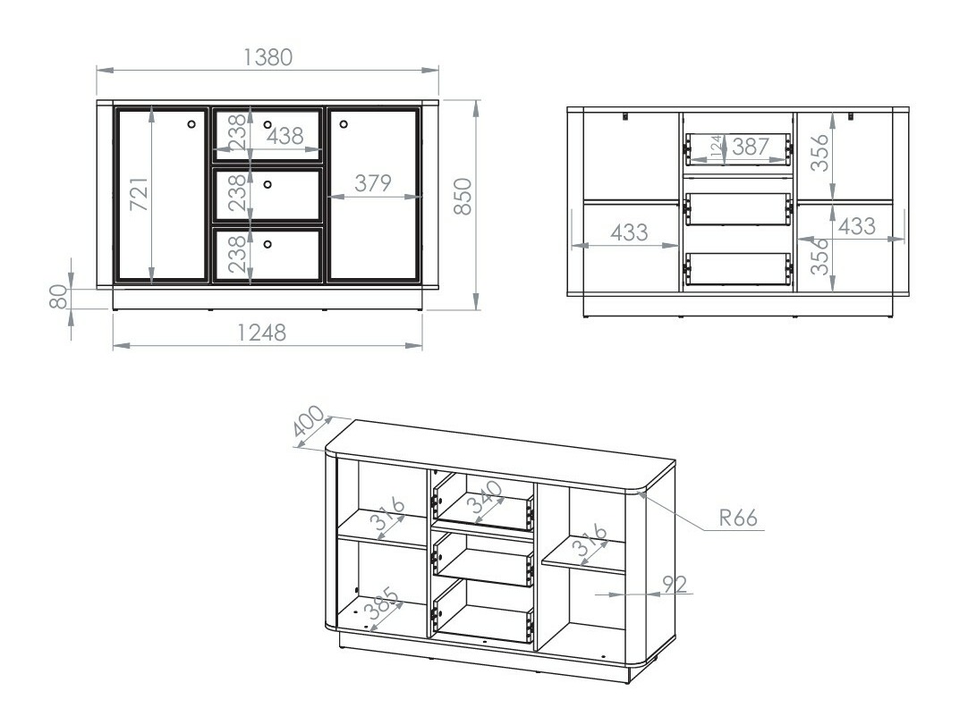 Chest of drawers Cavrome 102