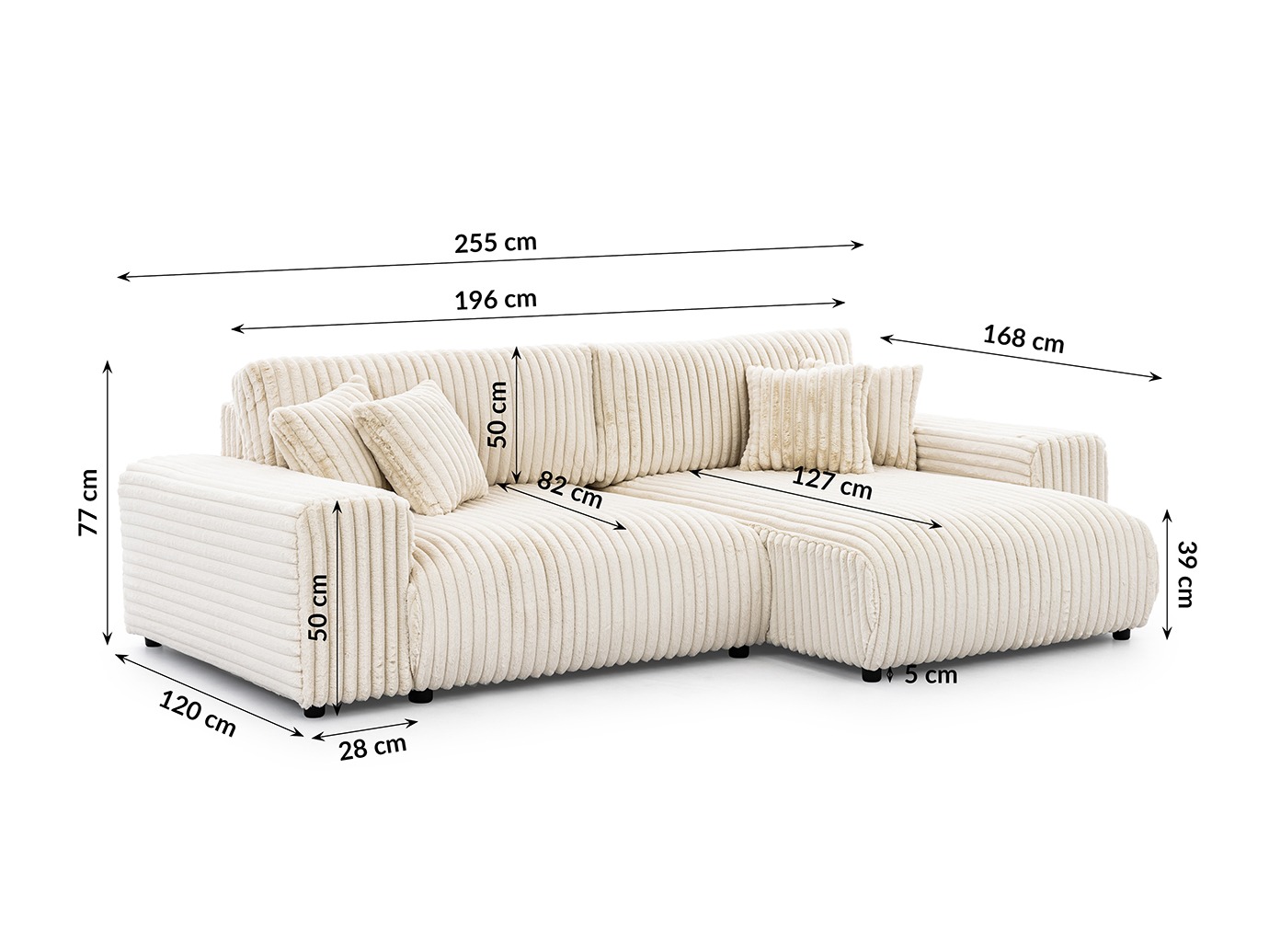 Corner sofa Rocklin 116 (Vito 23)