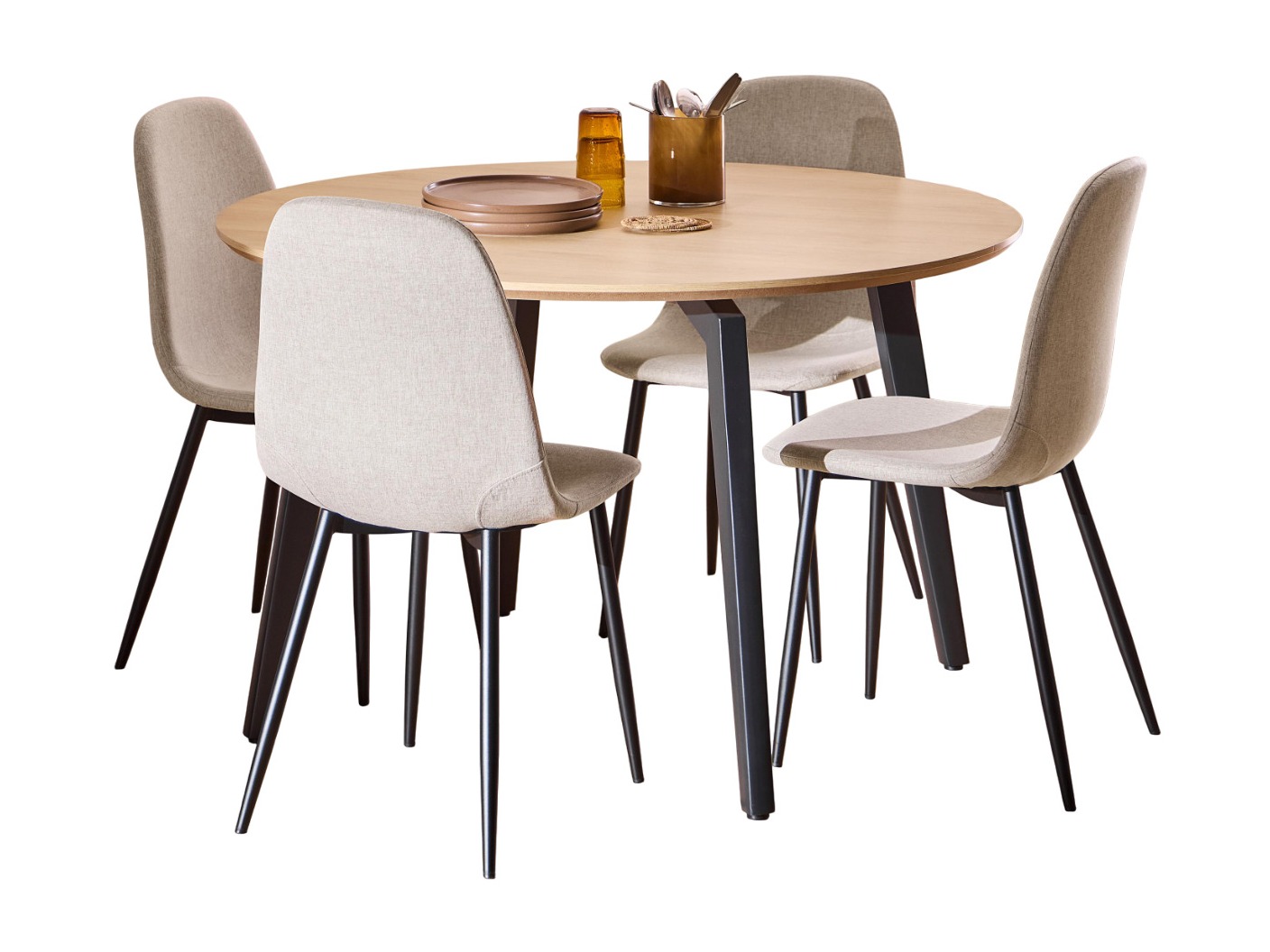 Dining set Norsica 1008 (Beige)